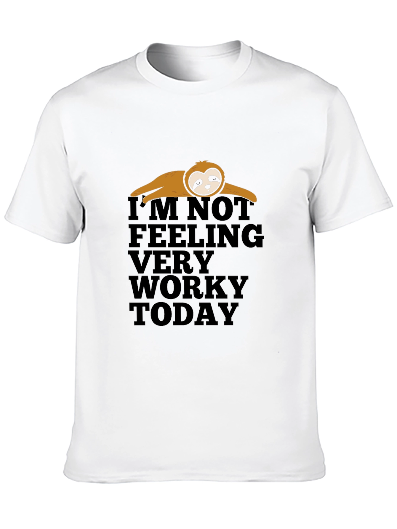 Lazy Sloth Funny Graphic T-Shirt