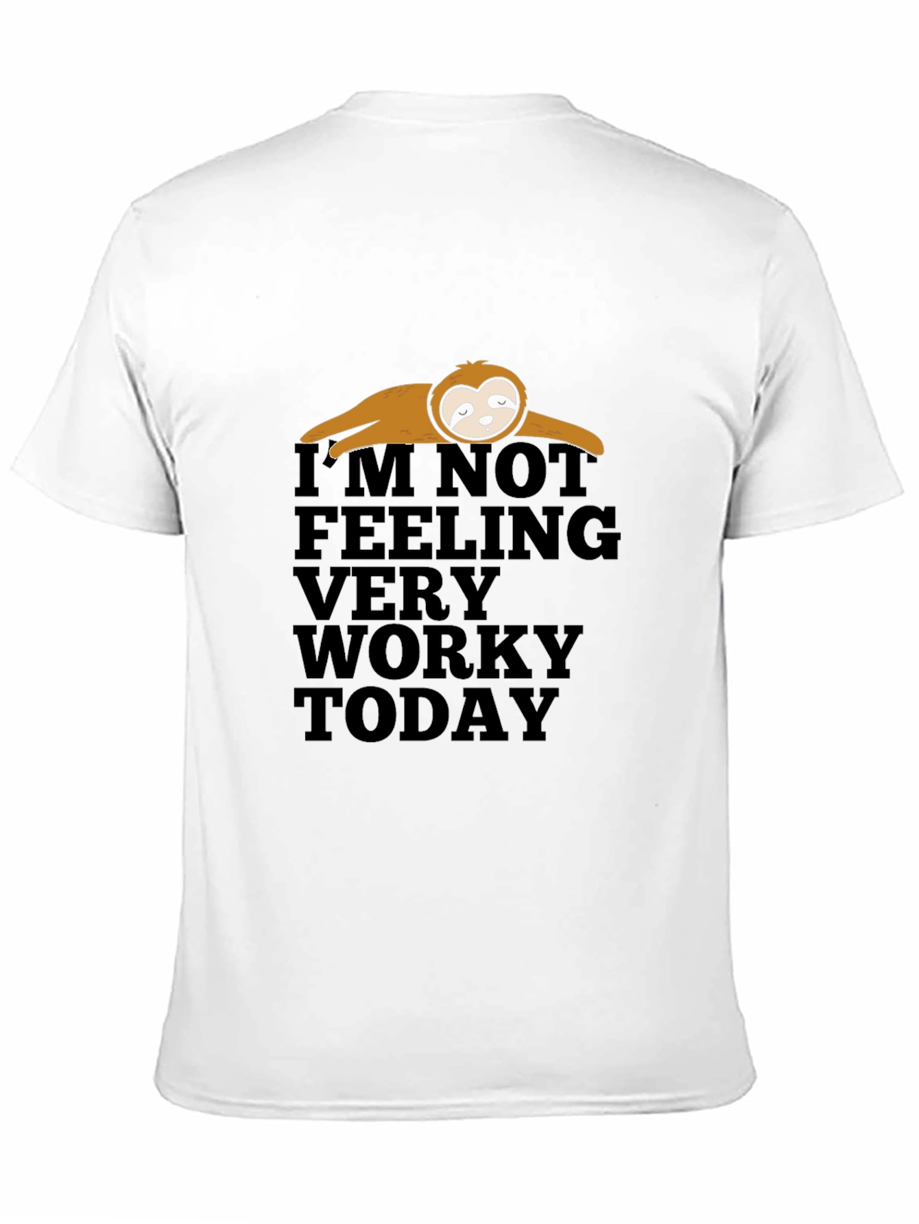 Lazy Sloth Funny Graphic T-Shirt