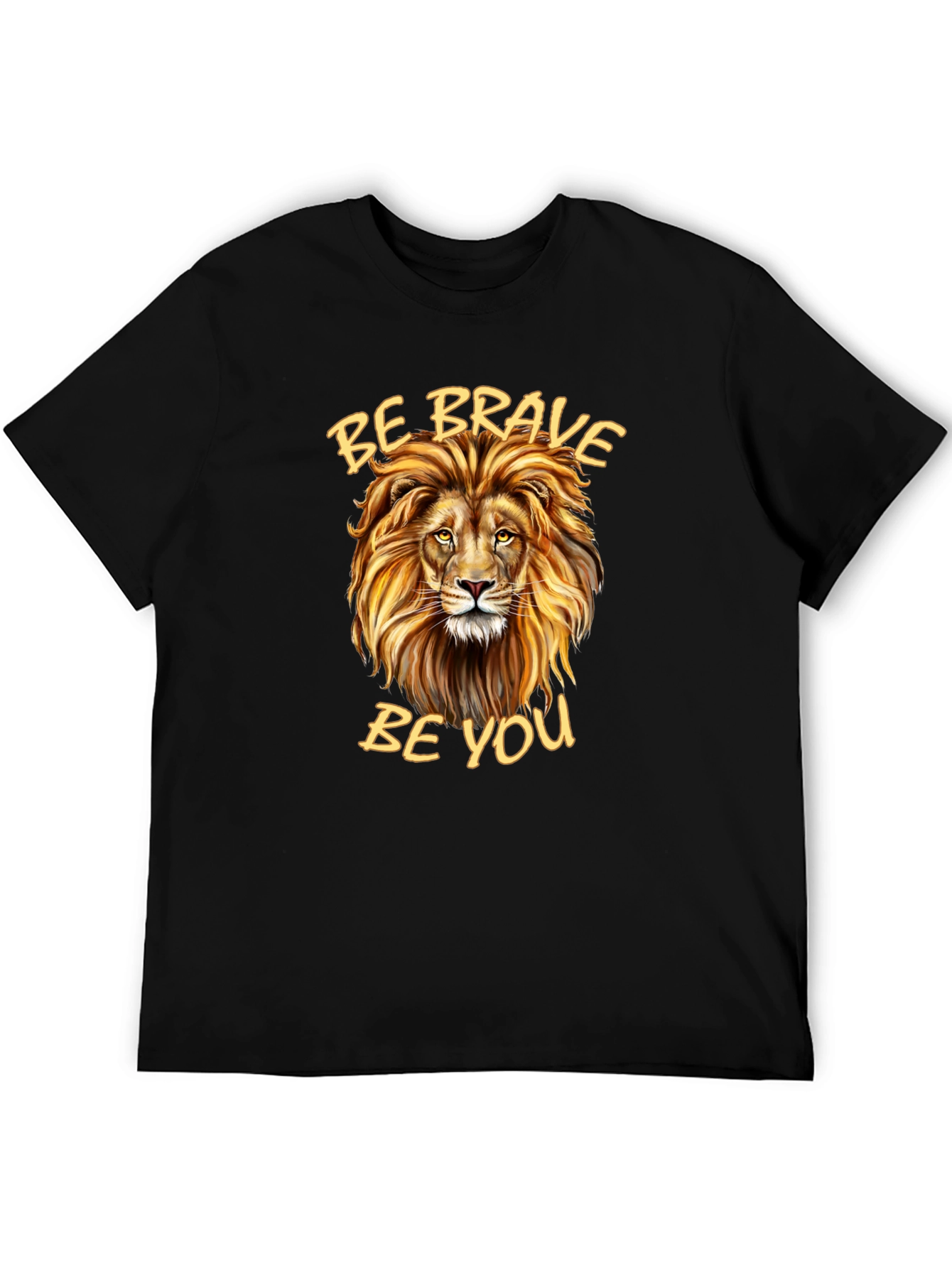 Be Brave Lion Graphic T-Shirt