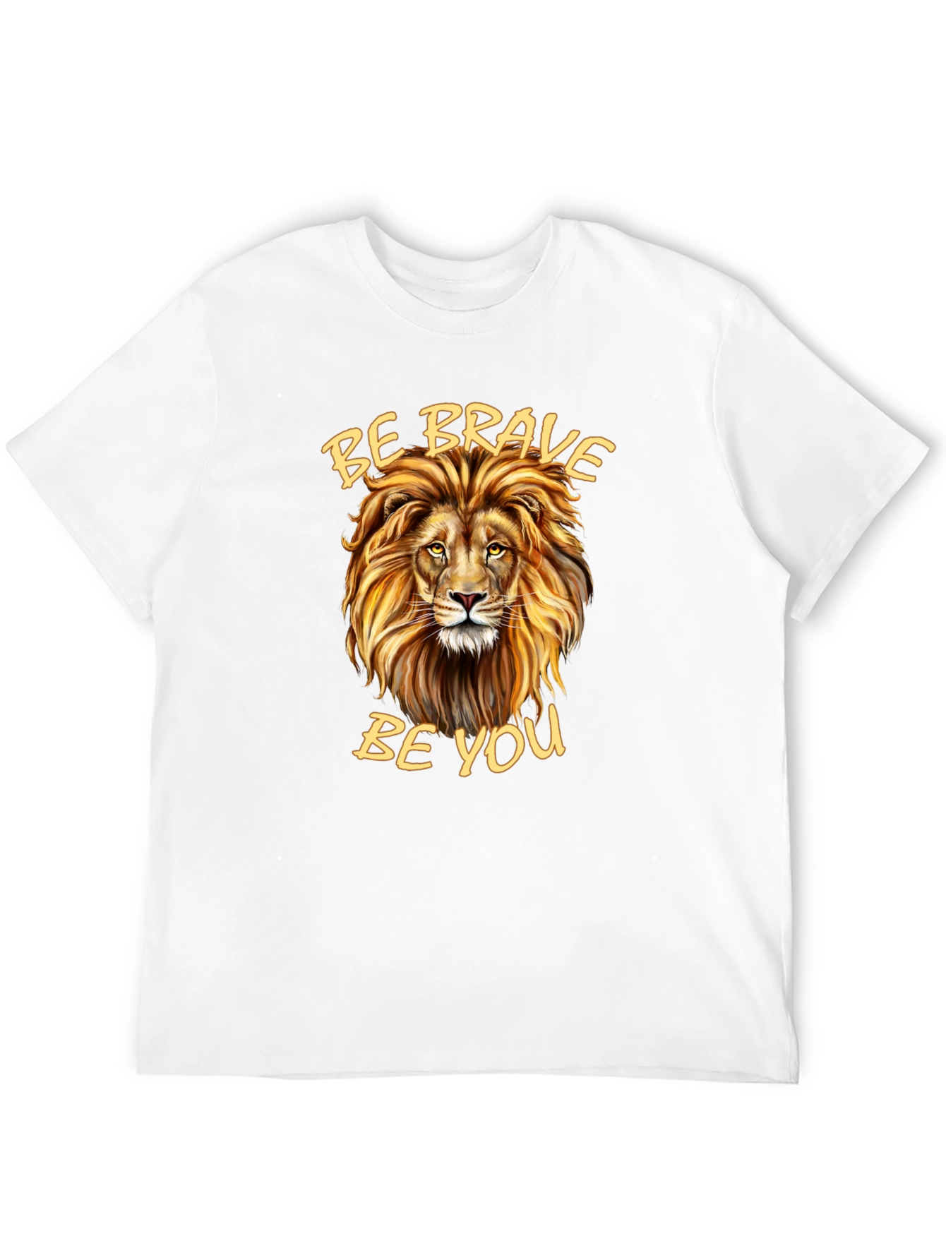 Be Brave Lion Graphic T-Shirt