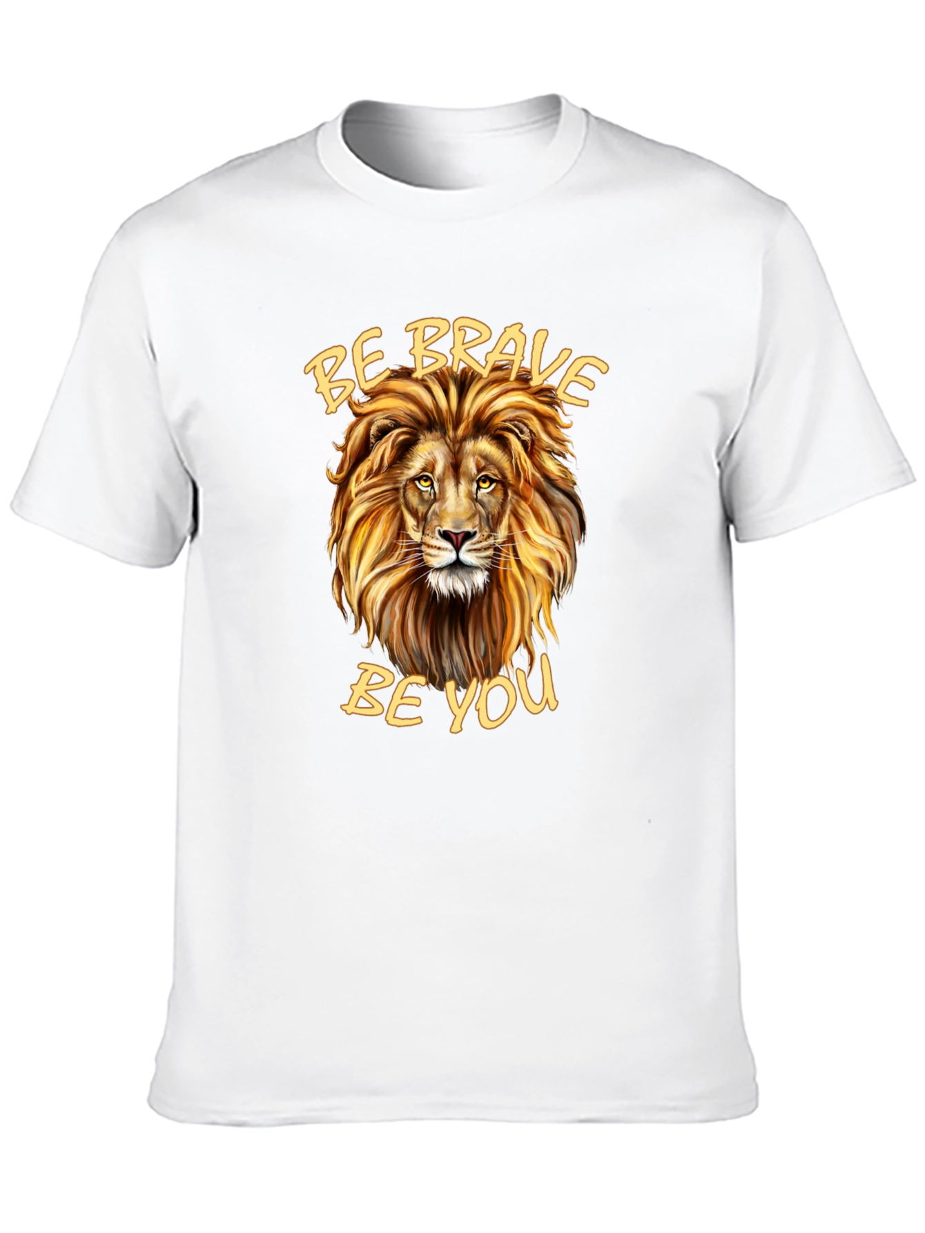 Be Brave Lion Graphic T-Shirt
