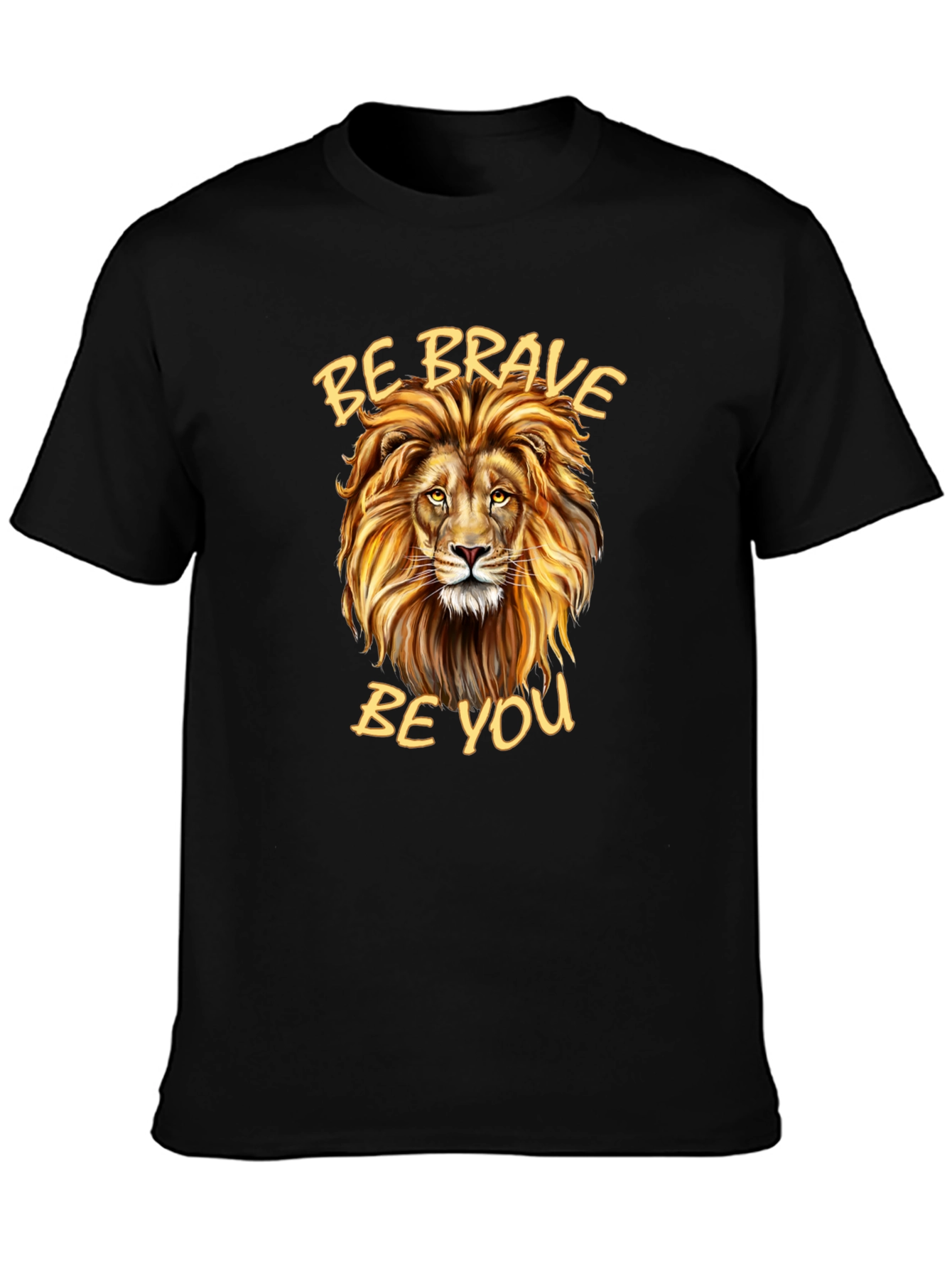 Be Brave Lion Graphic T-Shirt
