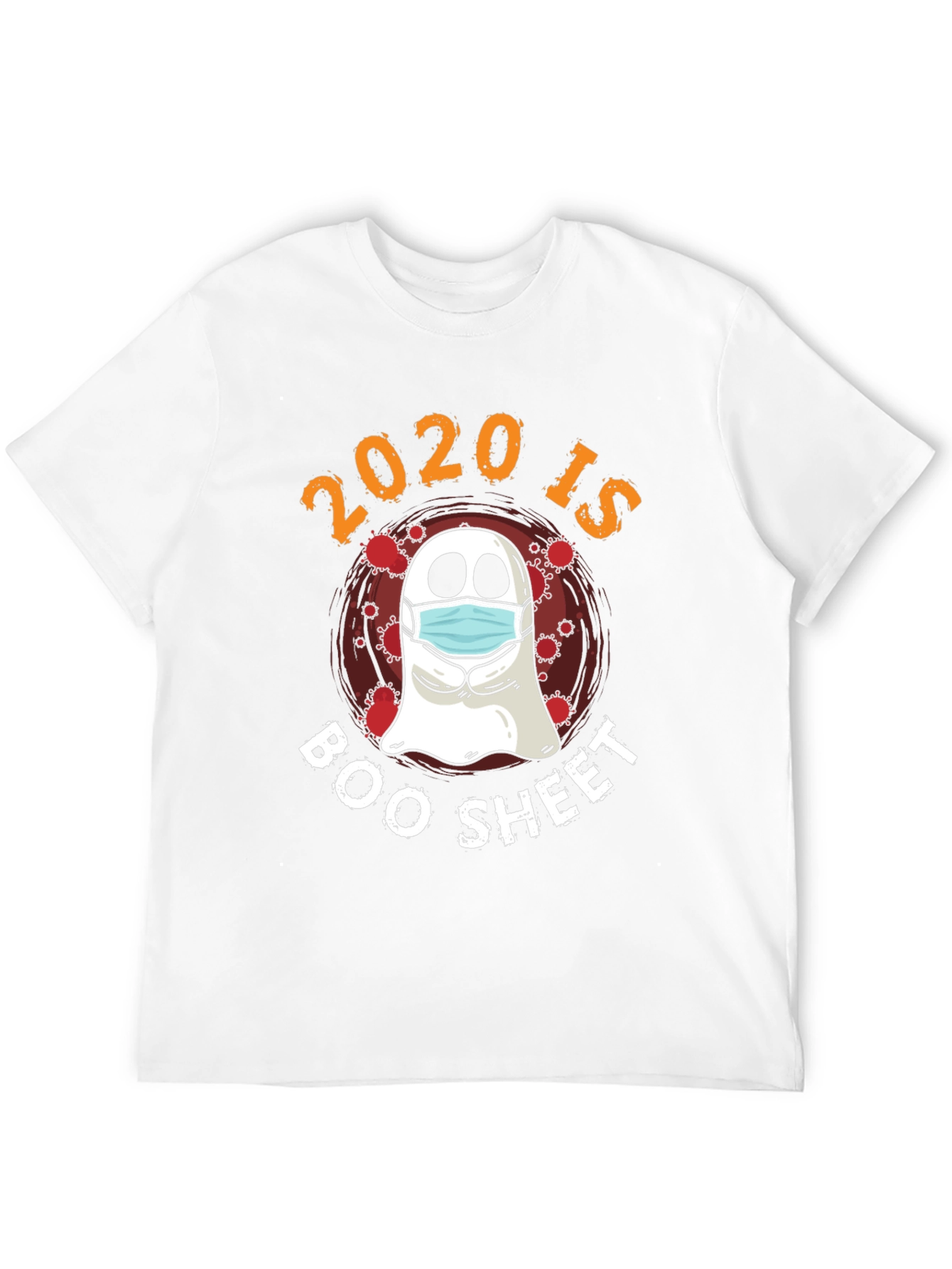 2020 Boo Sheet Halloween Ghost Mask Tee