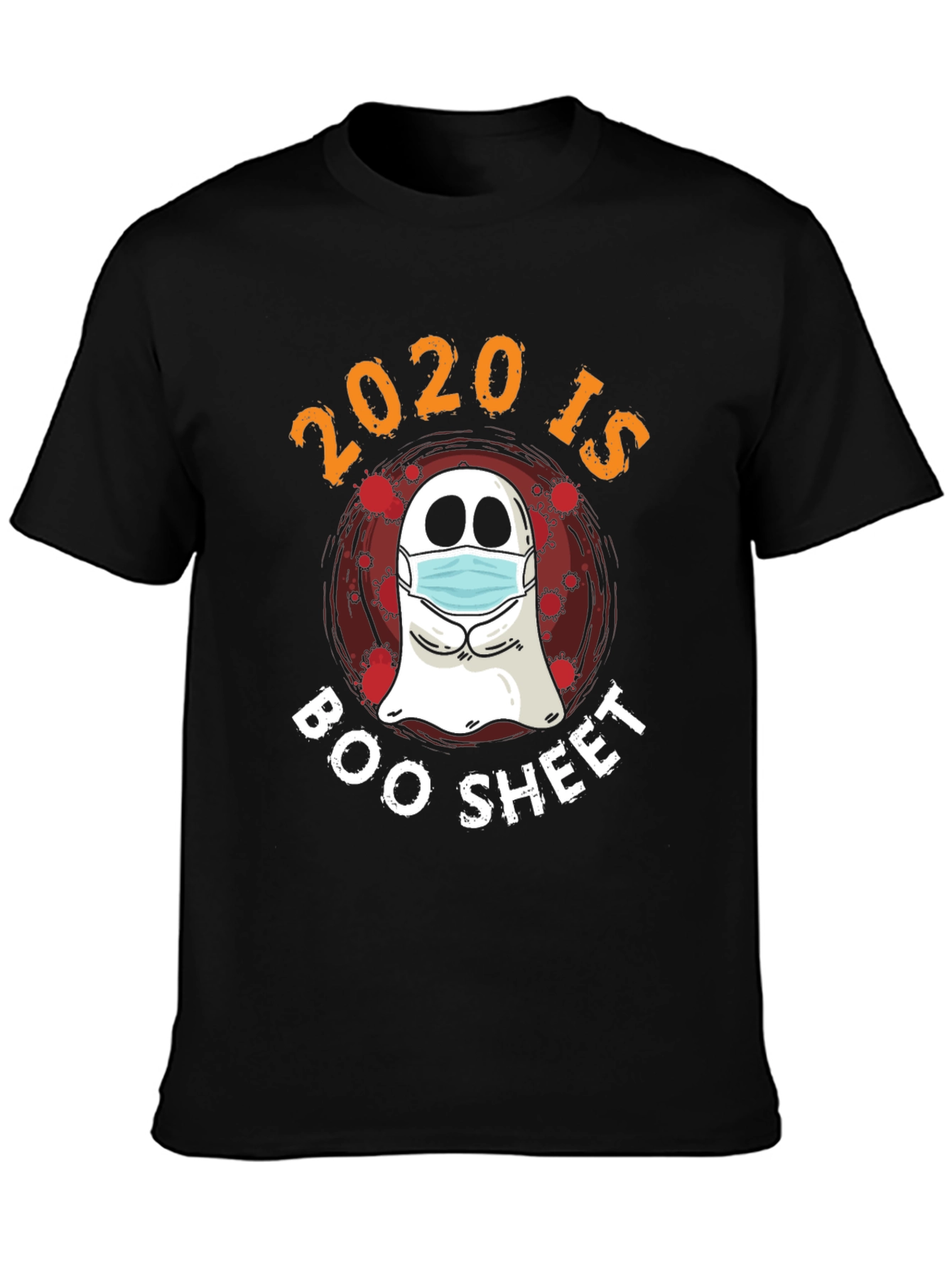 2020 Boo Sheet Halloween Ghost Mask Tee