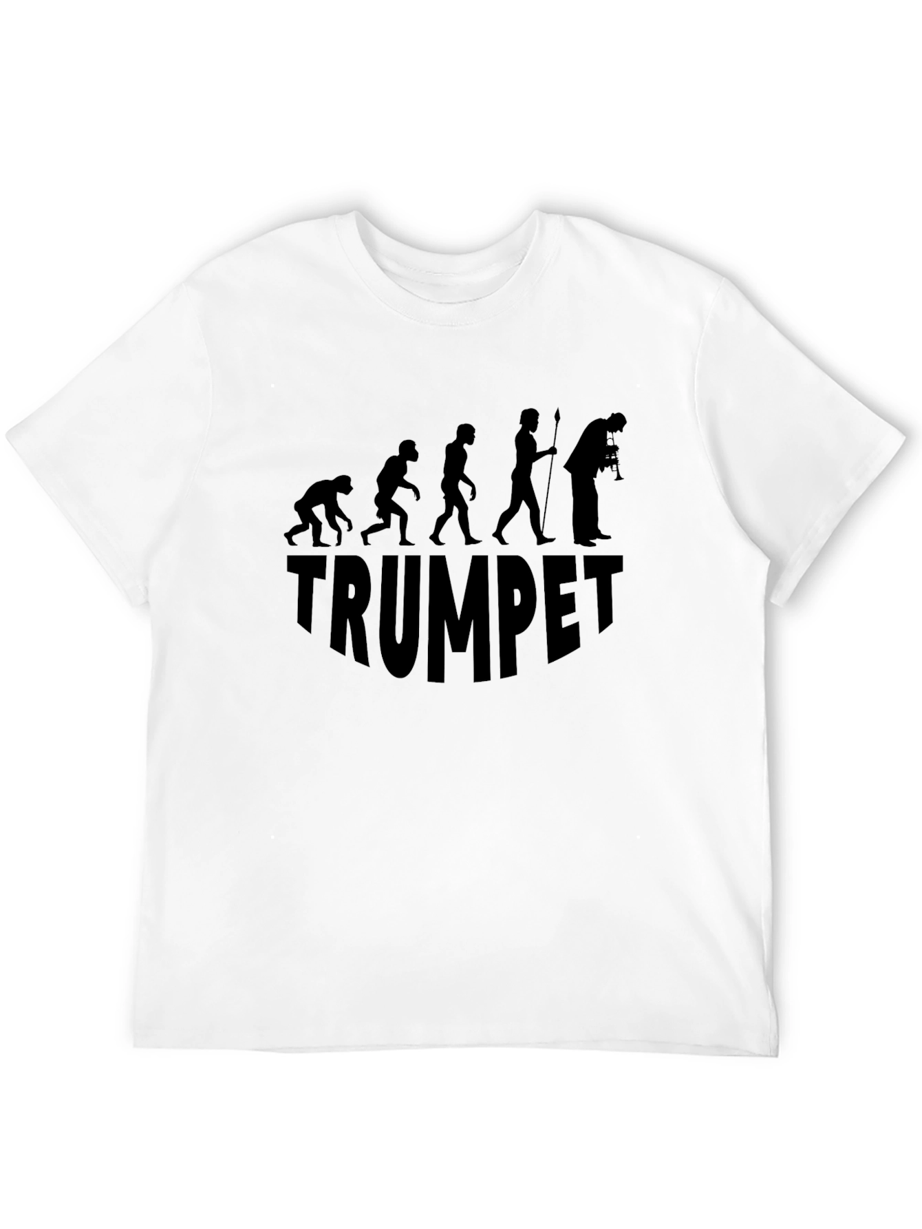 Evolution of Trumpet Black Graphic Tee