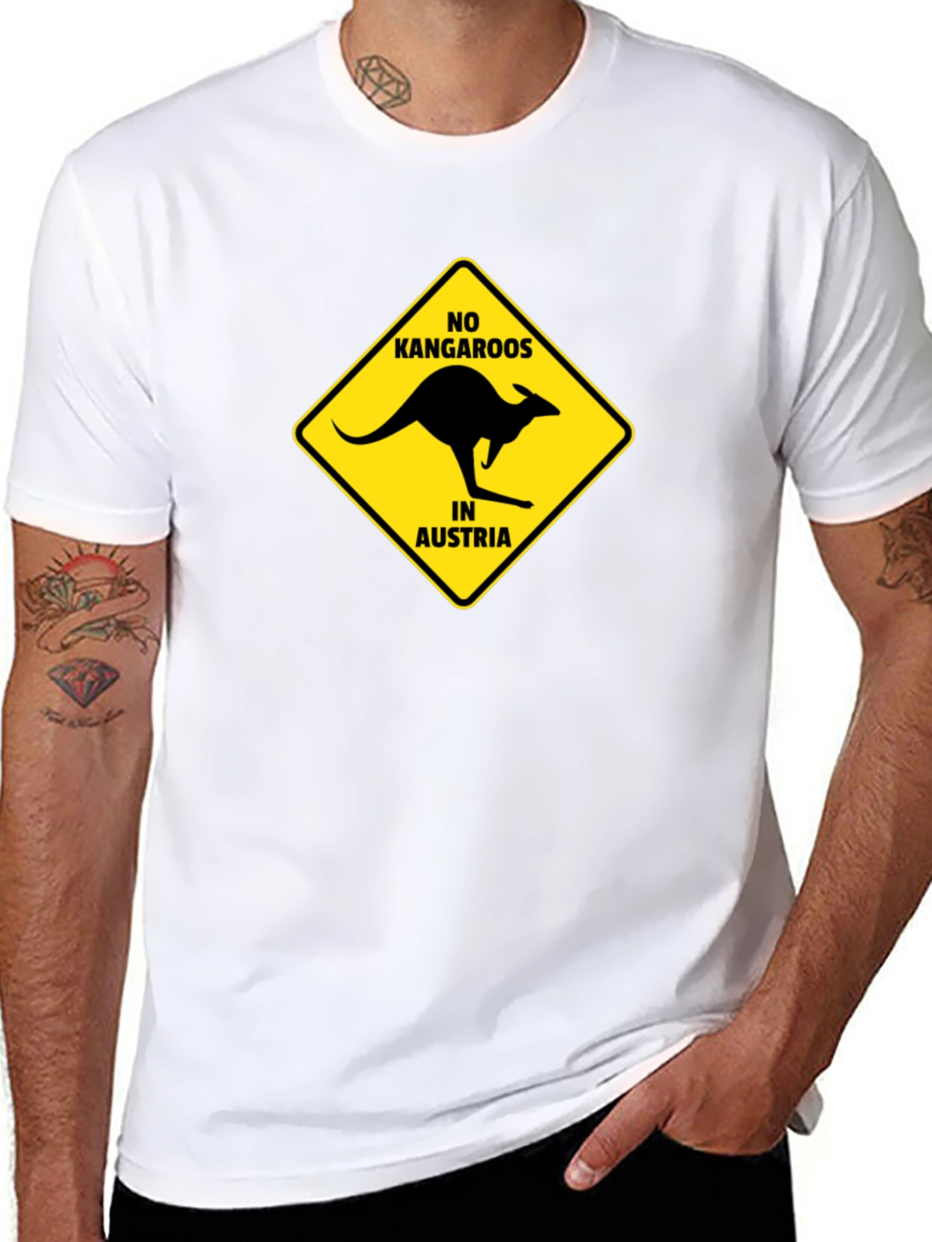 Funny No Kangaroos in Austria T-Shirt