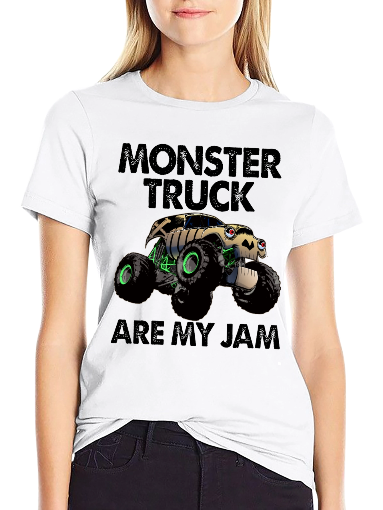 Monster Truck Are My Jam Graphic Tee