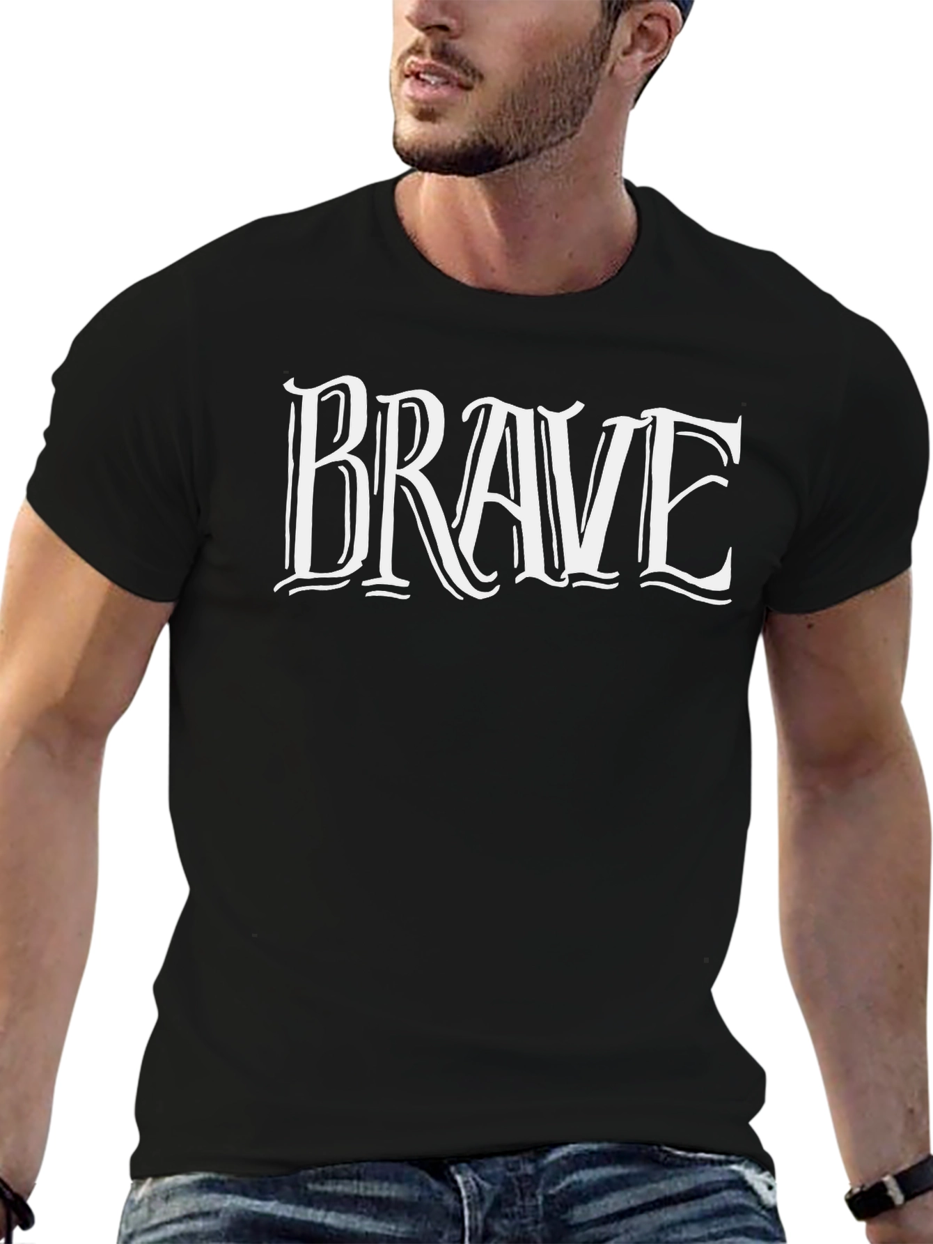 Brave Graphic Tee - Classic Style