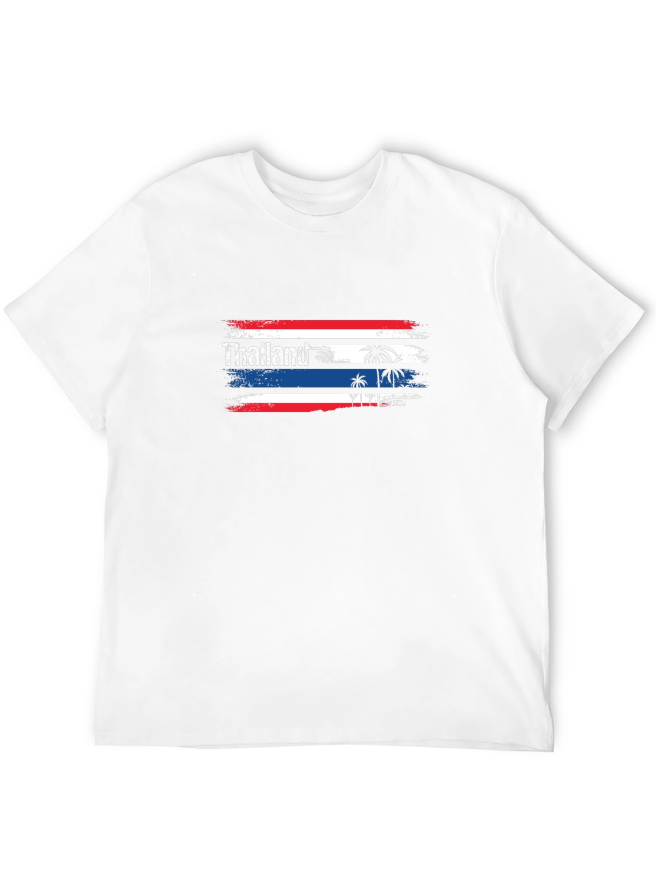 Thailand Flag Palm Trees Graphic T-Shirt