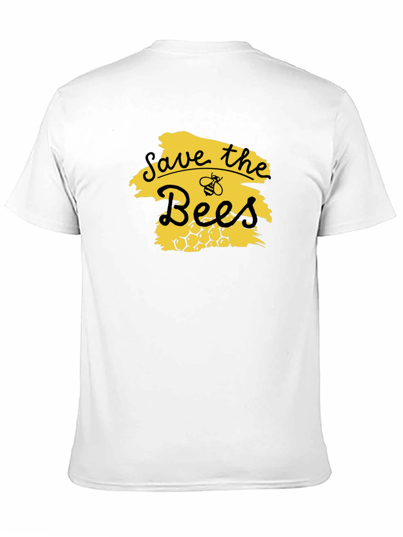 Save the Bees Graphic Tee - Black Unisex T-Shirt