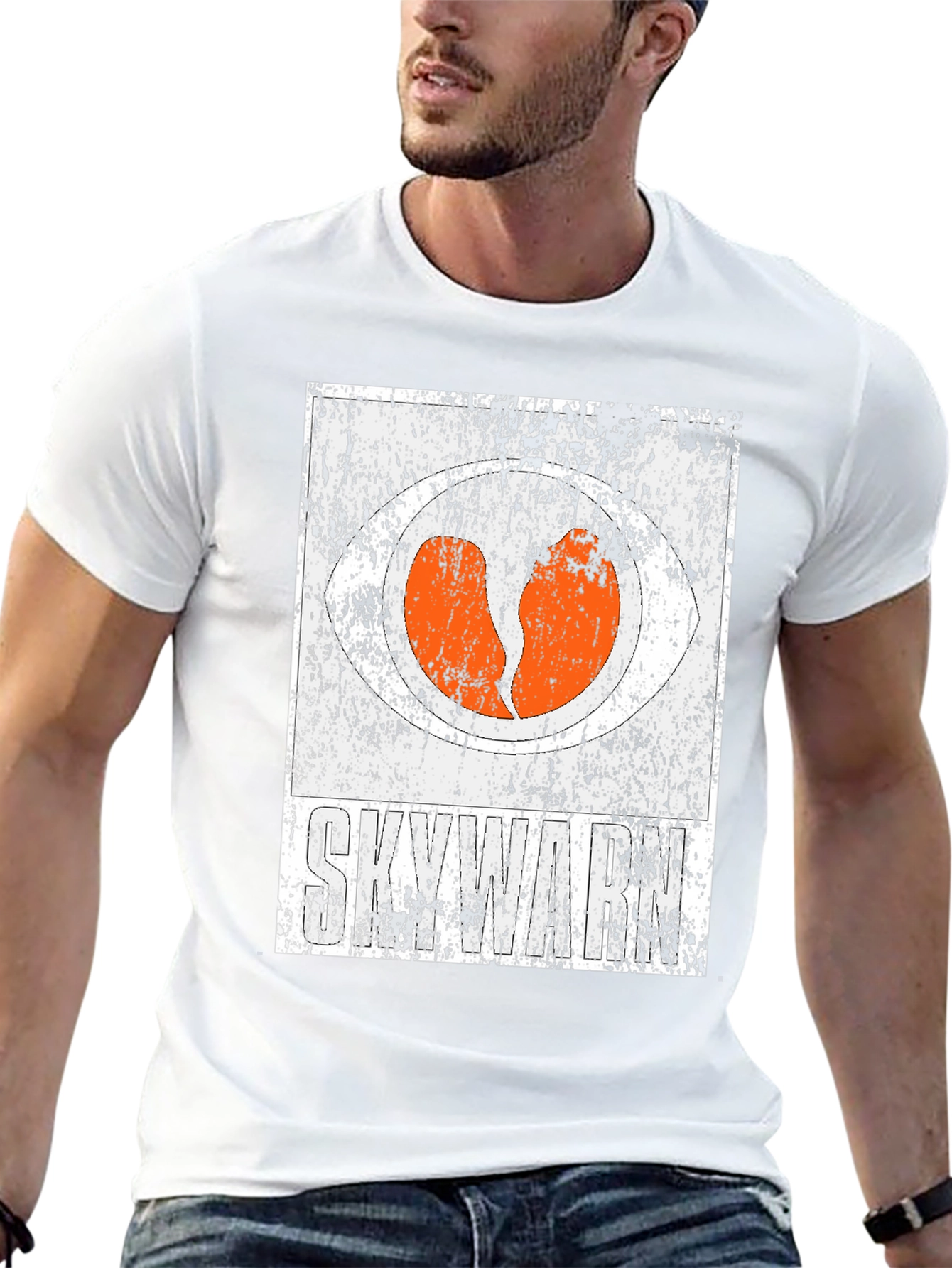 Distressed Skyward Graphic Tee