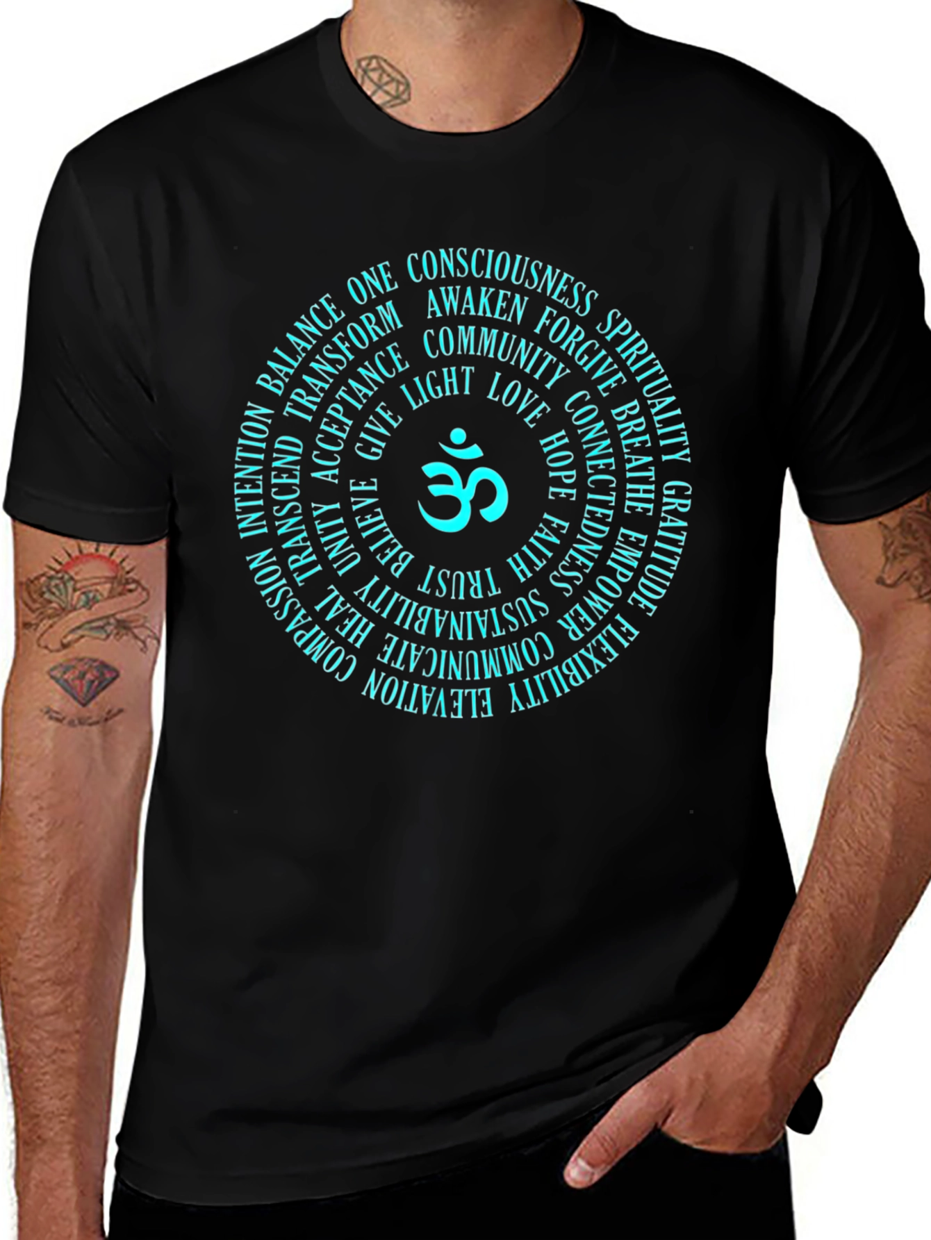 Enlightenment T-Shirt - Spiritual Word Art Tee