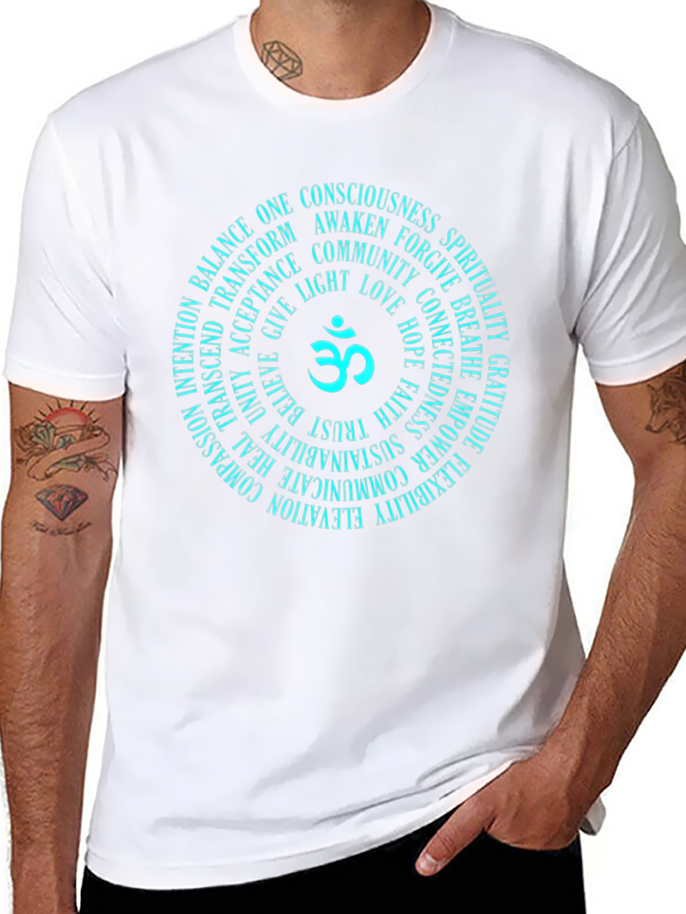 Enlightenment T-Shirt - Spiritual Word Art Tee