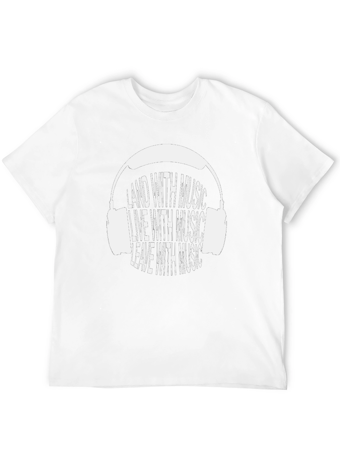 Music Lover Black Graphic Tee