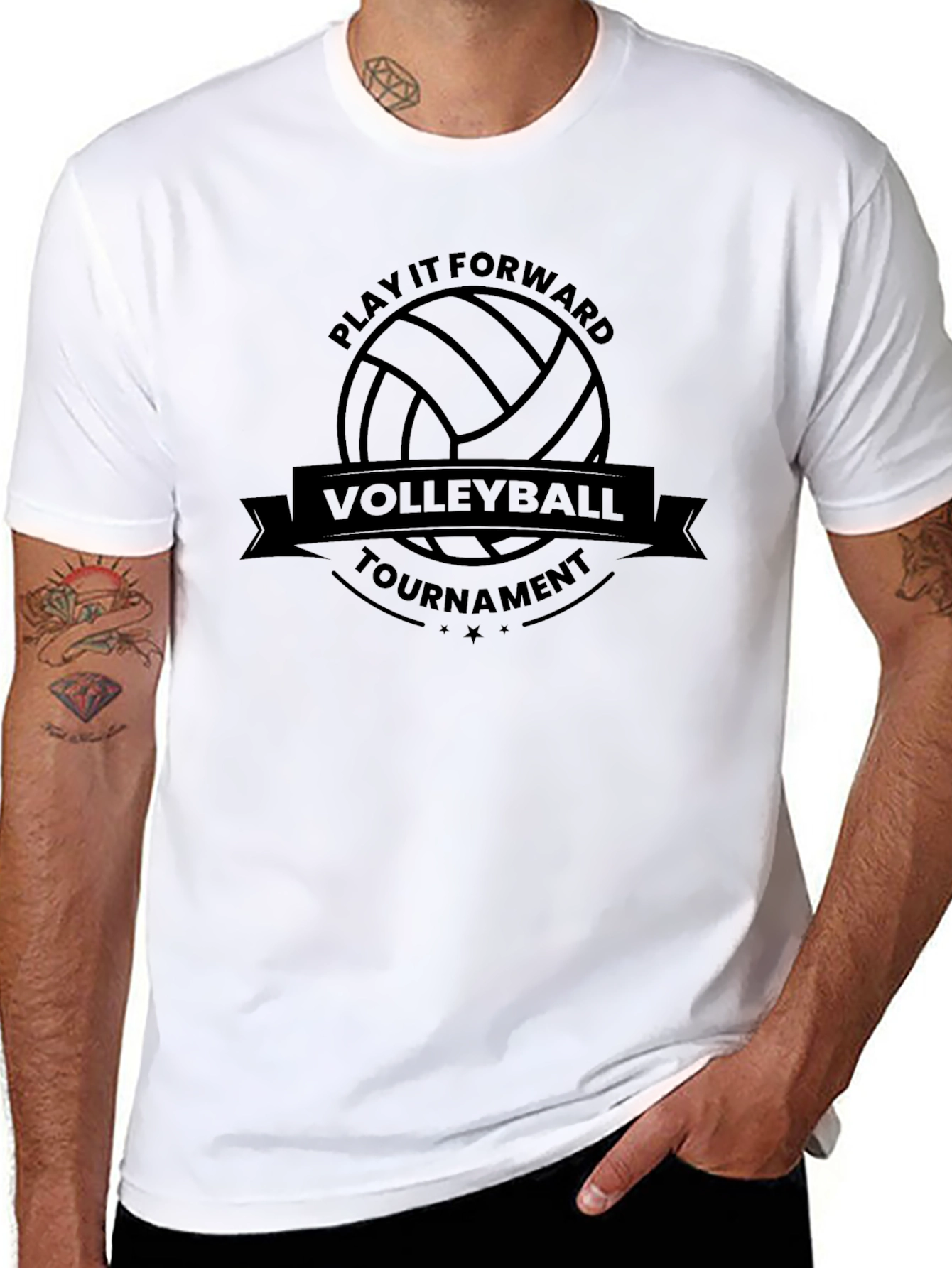 Play It Forward Volleyball Tournament T-Shirt