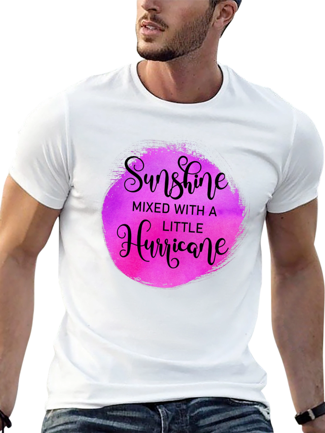 Sunshine Hurricane Black Graphic Tee