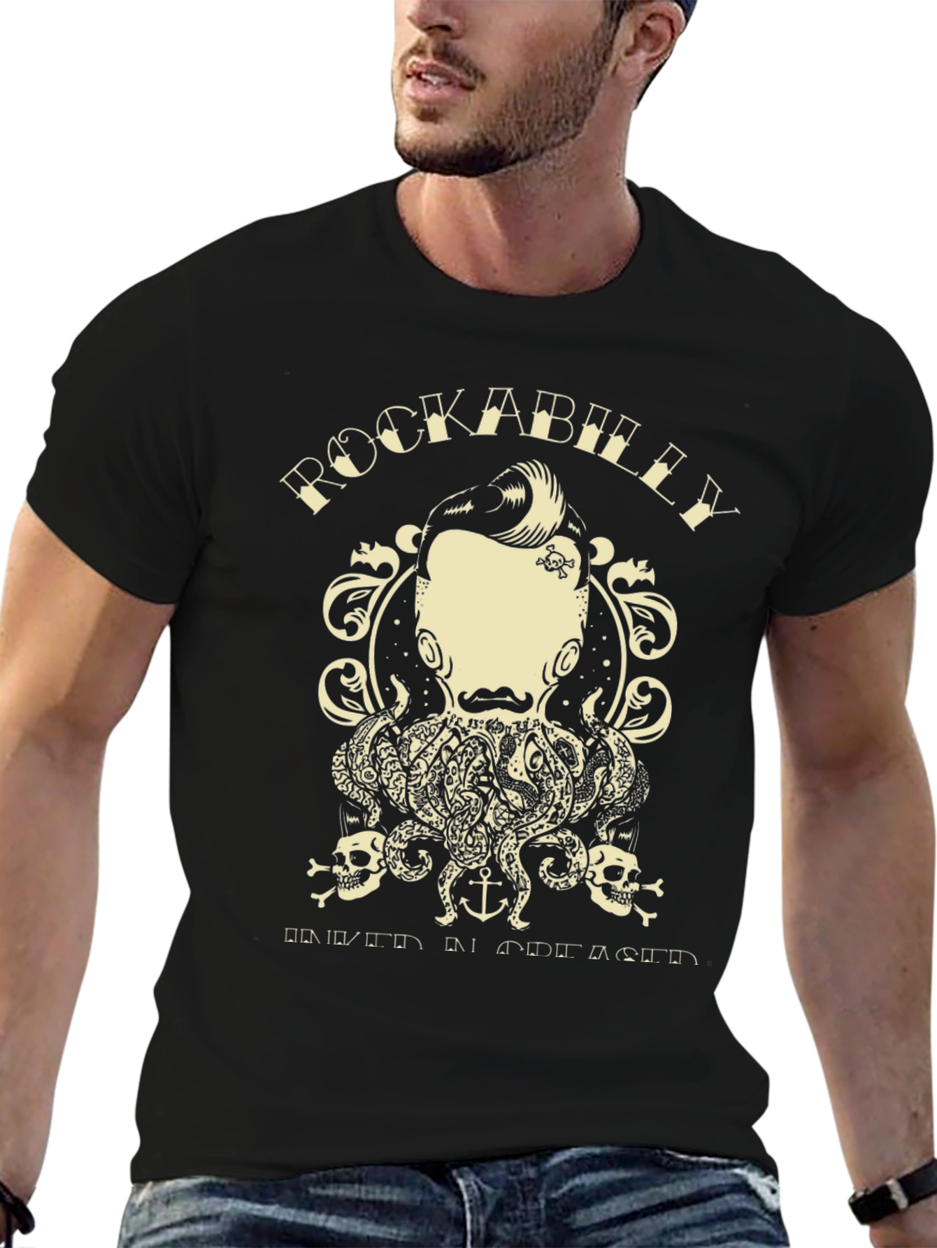 Rockabilly Octopus T-Shirt