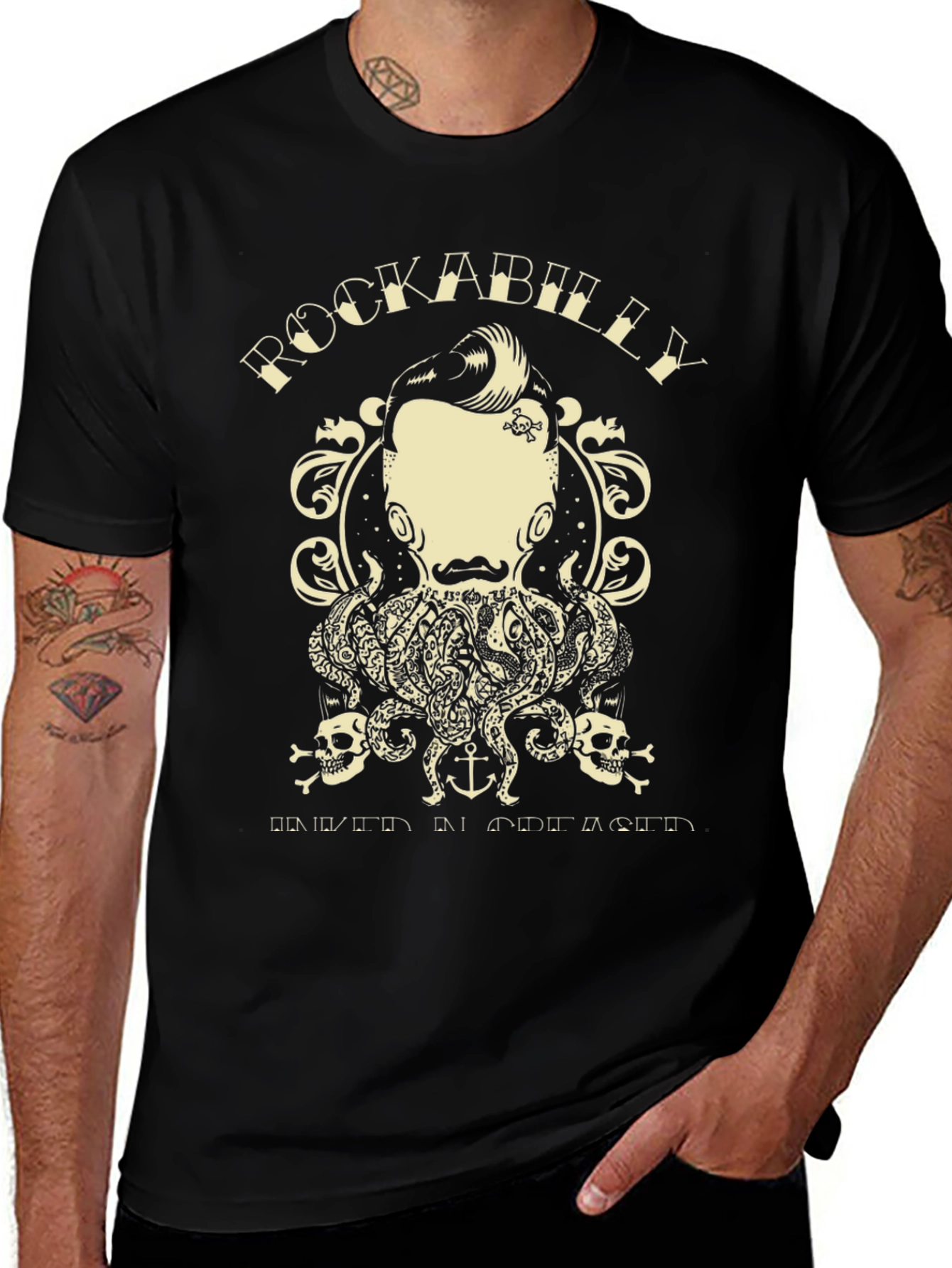 Rockabilly Octopus T-Shirt