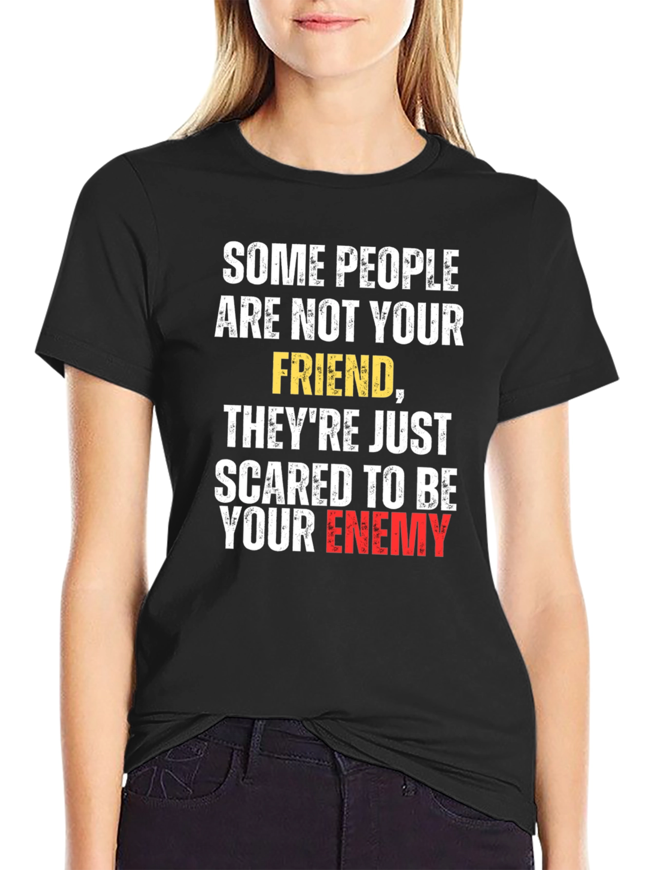 Sarcastic Friend Enemy Graphic Tee