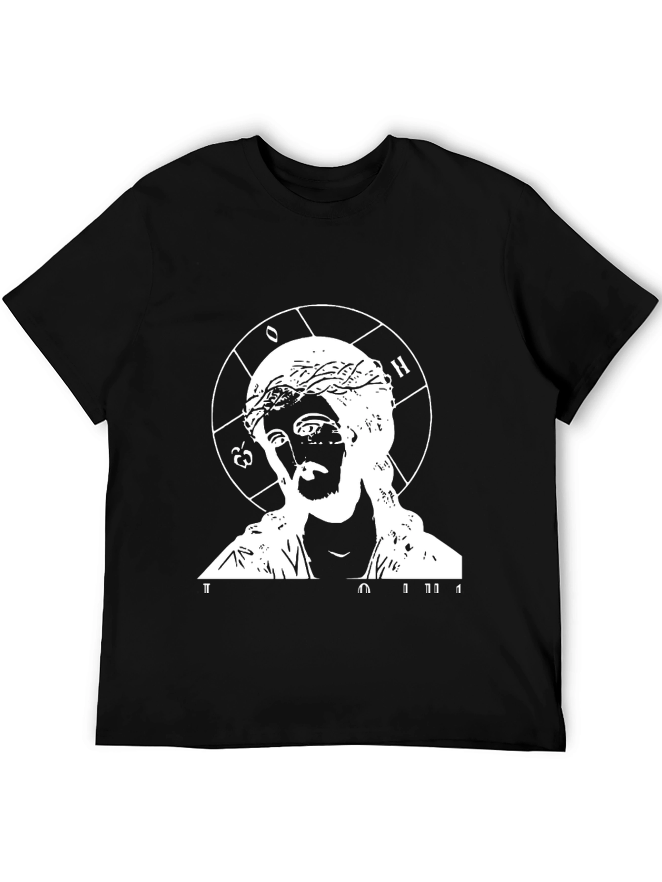 Religious Graphic Black T-Shirt