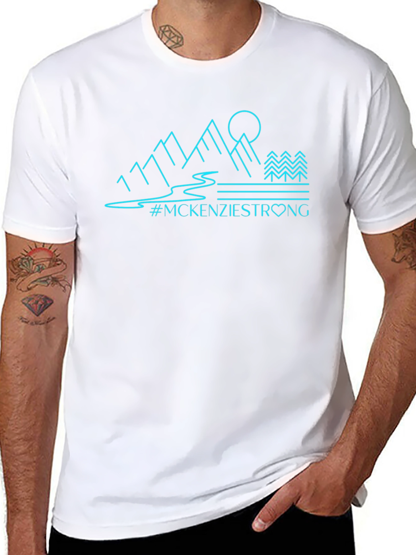 McKenzie Strong Graphic Tee - Black Unisex T-Shirt
