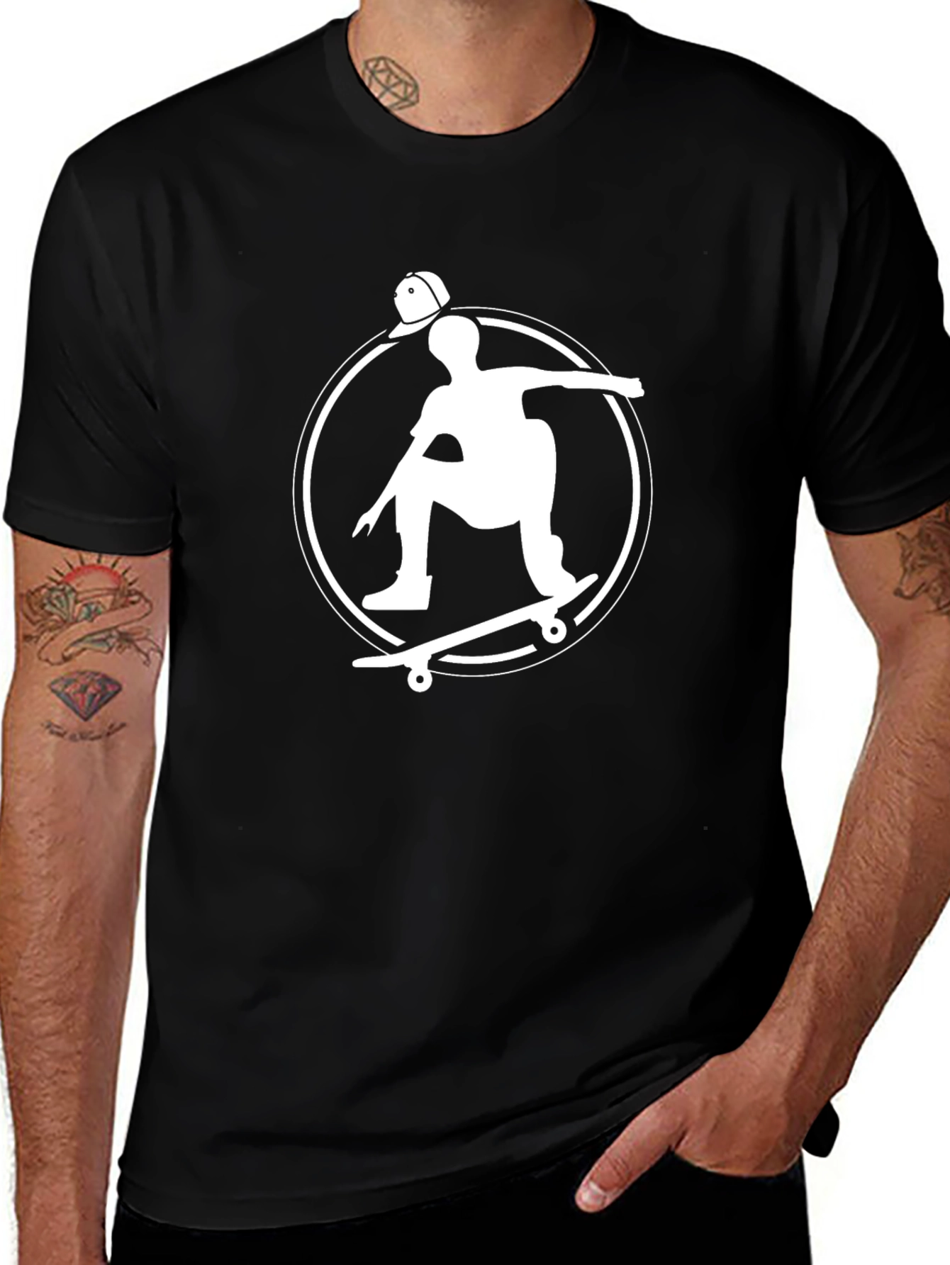 Skater T-Shirt - Cool Graphic Tee