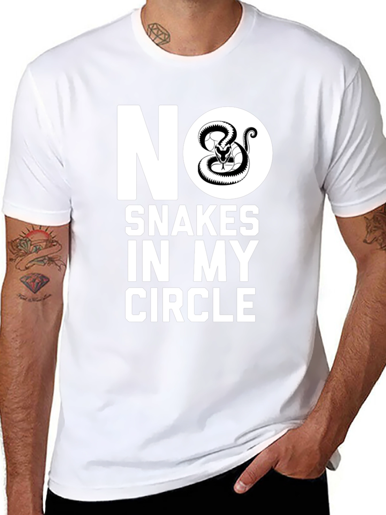 No Snakes In My Circle Graphic Tee