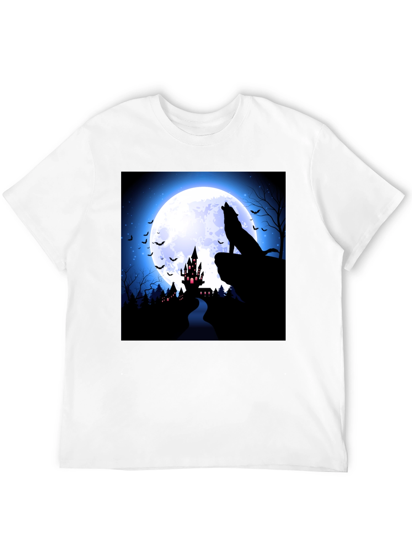 Halloween Wolf Moon T-Shirt
