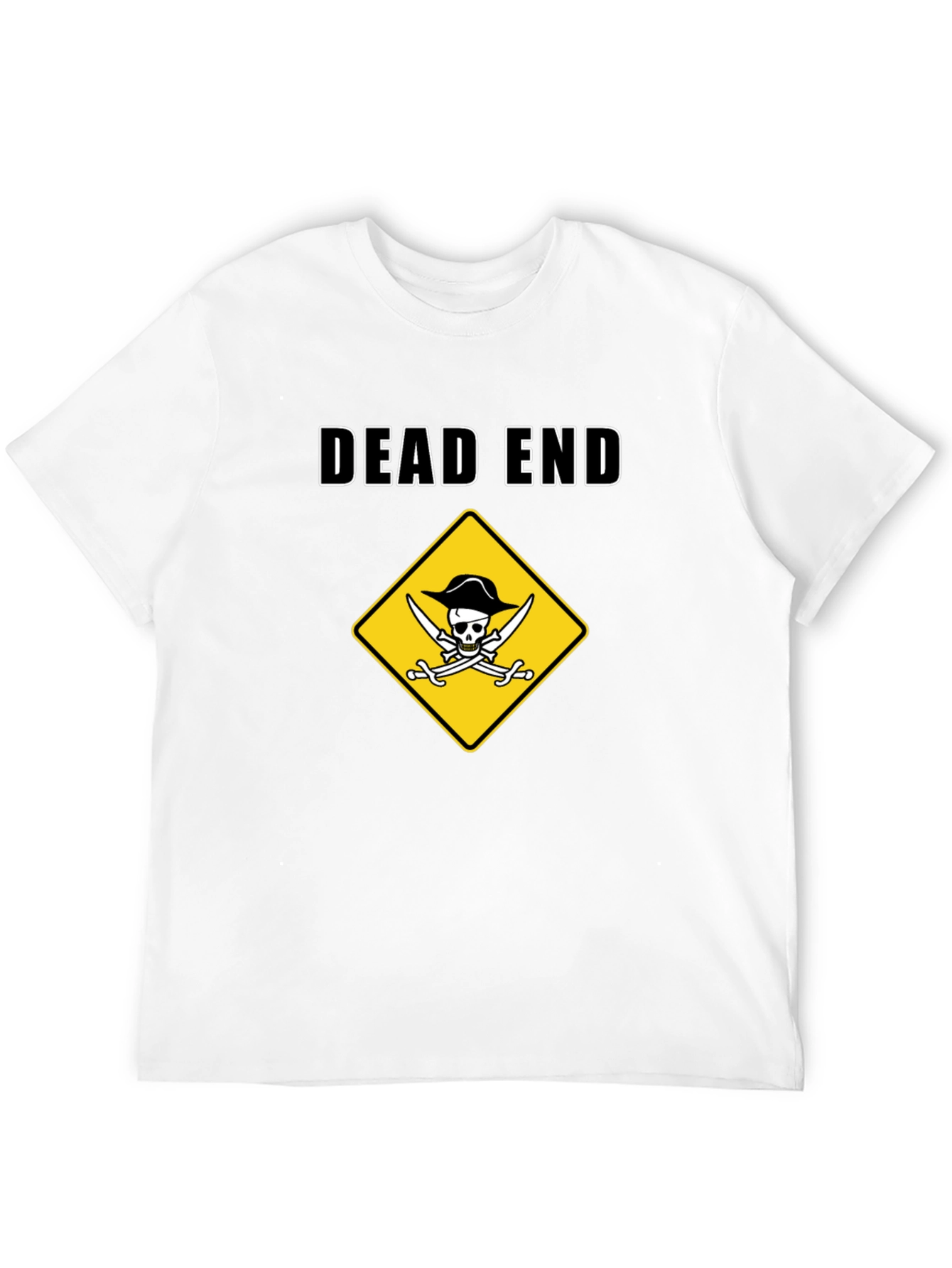 Dead End Pirate Graphic T-Shirt - Humor Tee