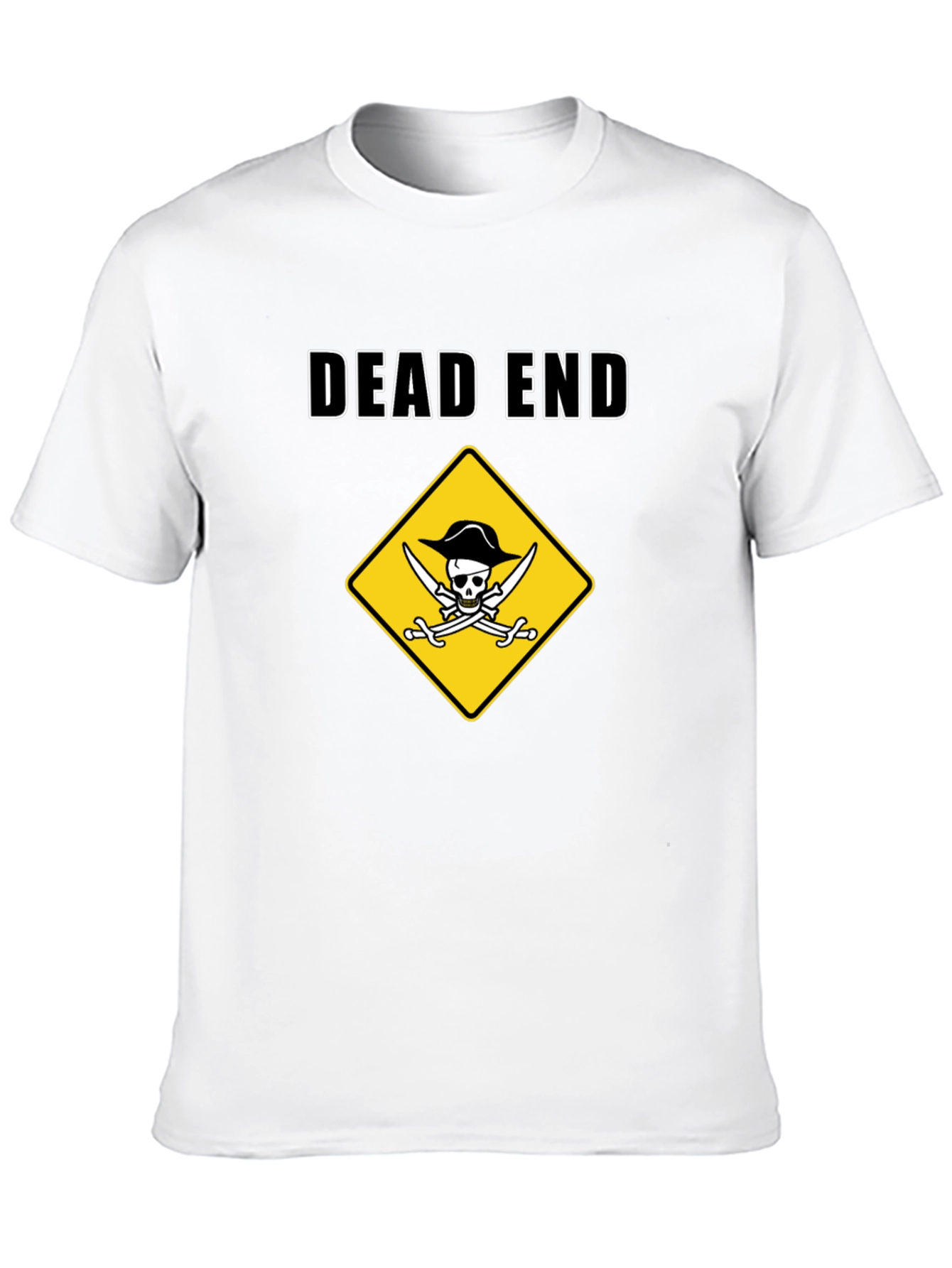 Dead End Pirate Graphic T-Shirt - Humor Tee