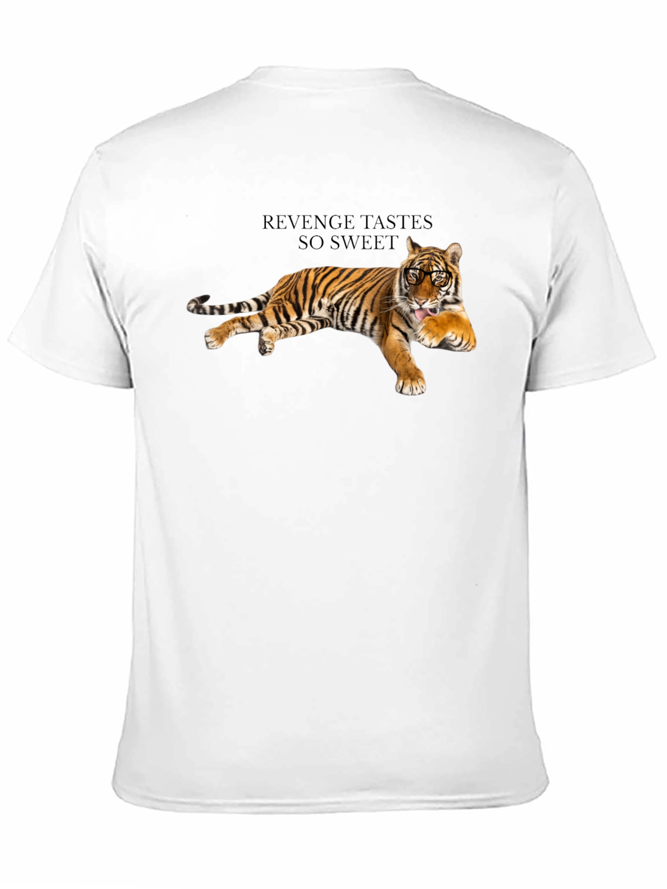 Revenge Tiger Graphic Tee - Cool Animal Print T-Shirt