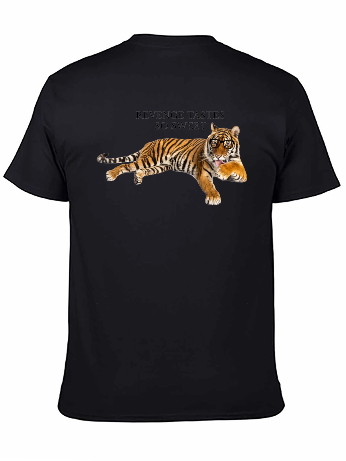 Revenge Tiger Graphic Tee - Cool Animal Print T-Shirt