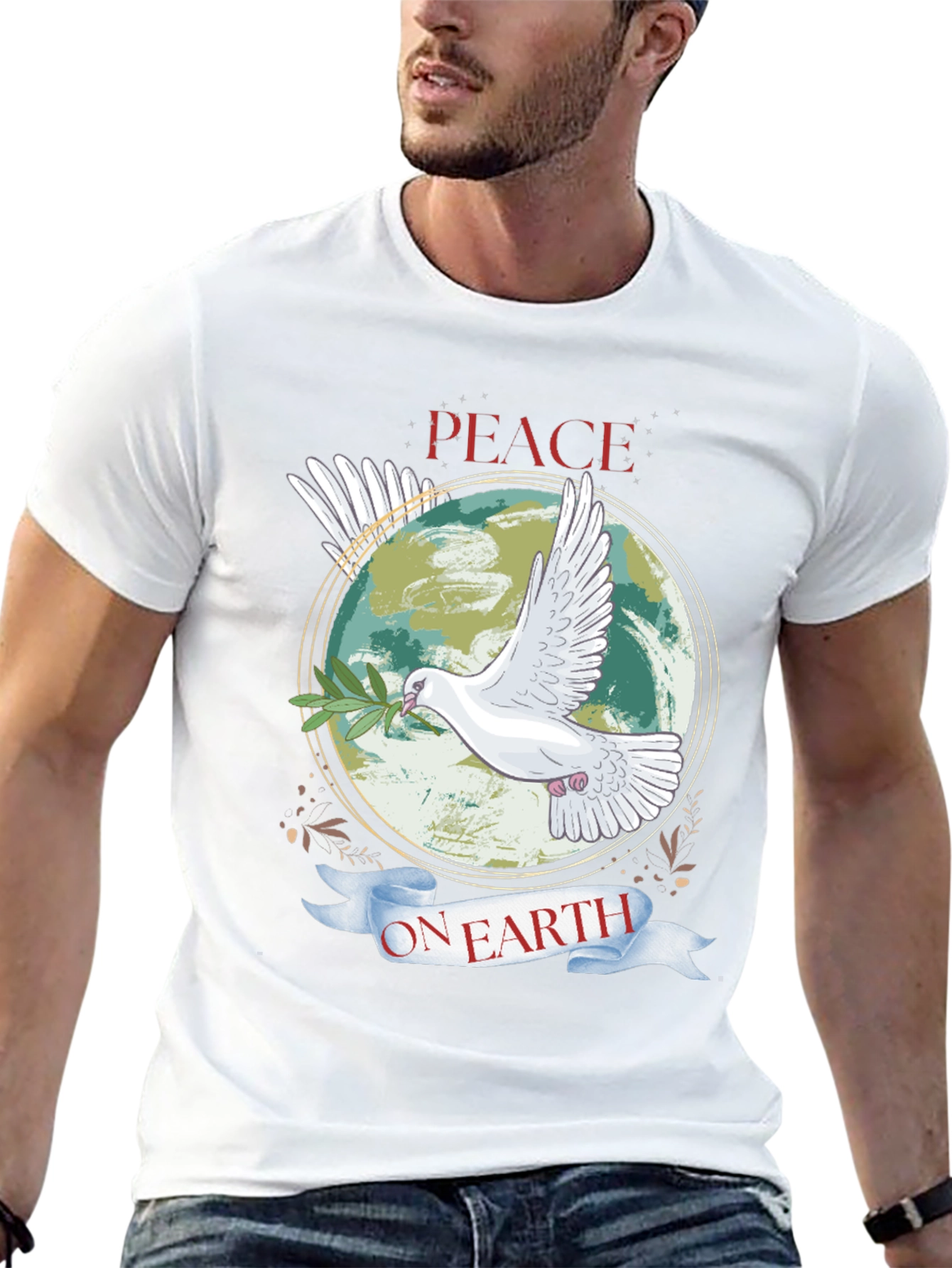 Peace on Earth Dove Graphic Tee