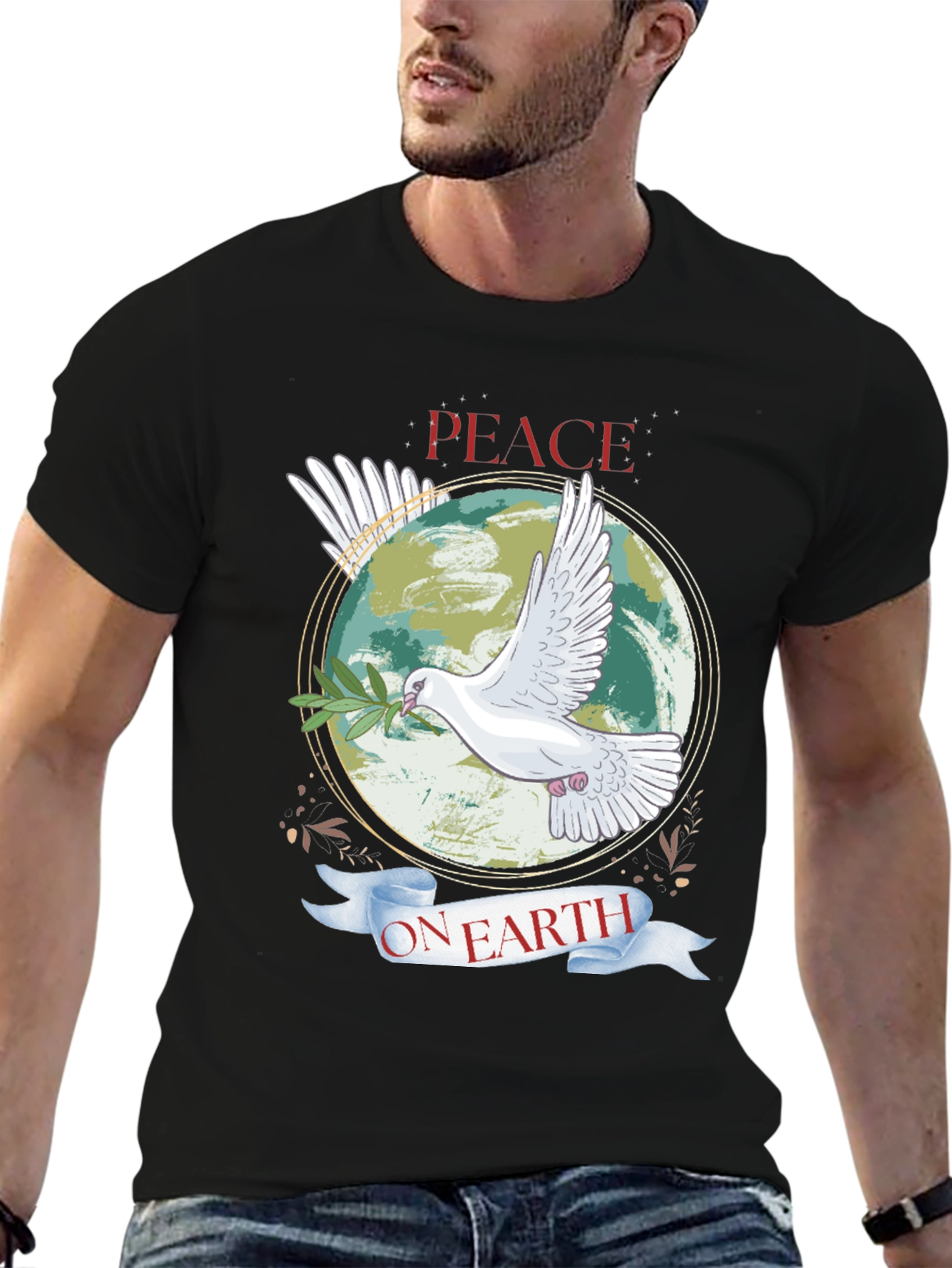 Peace on Earth Dove Graphic Tee