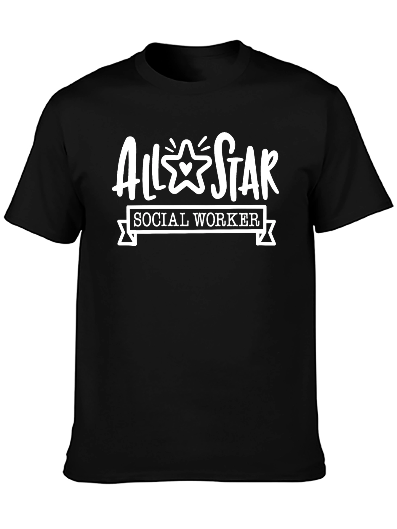 All-Star Social Worker Black T-Shirt
