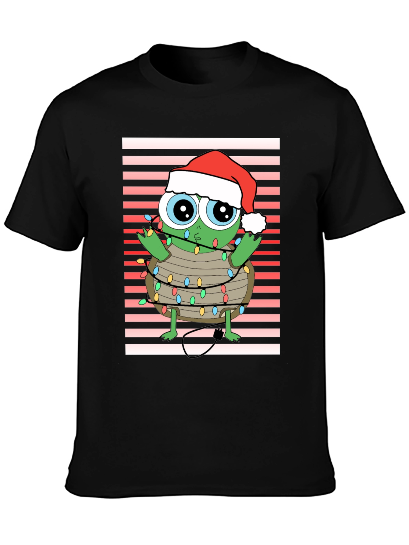 Festive Holiday Turtle Graphic Tee
