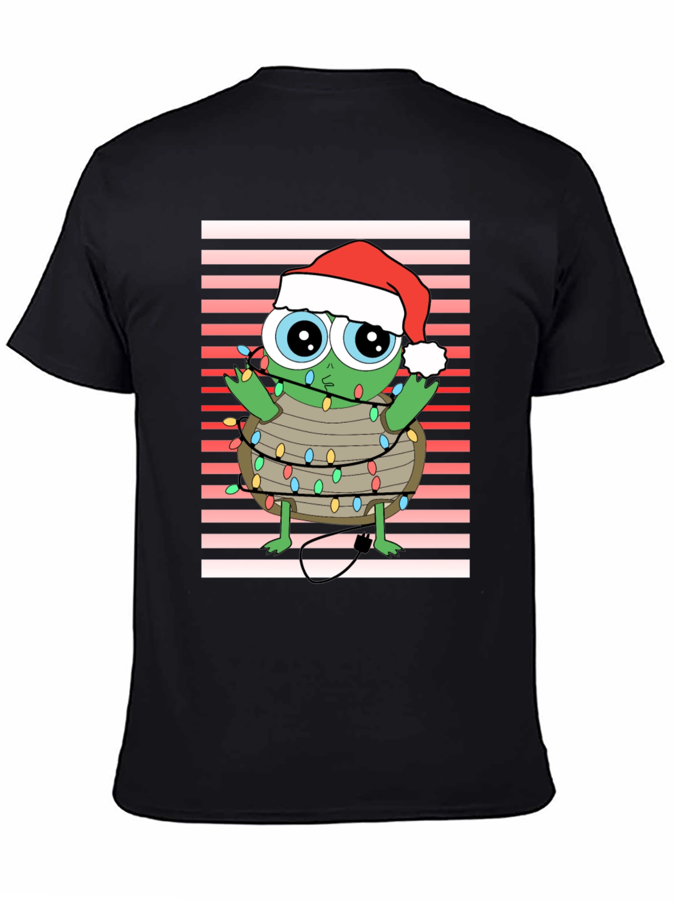 Festive Holiday Turtle Graphic Tee