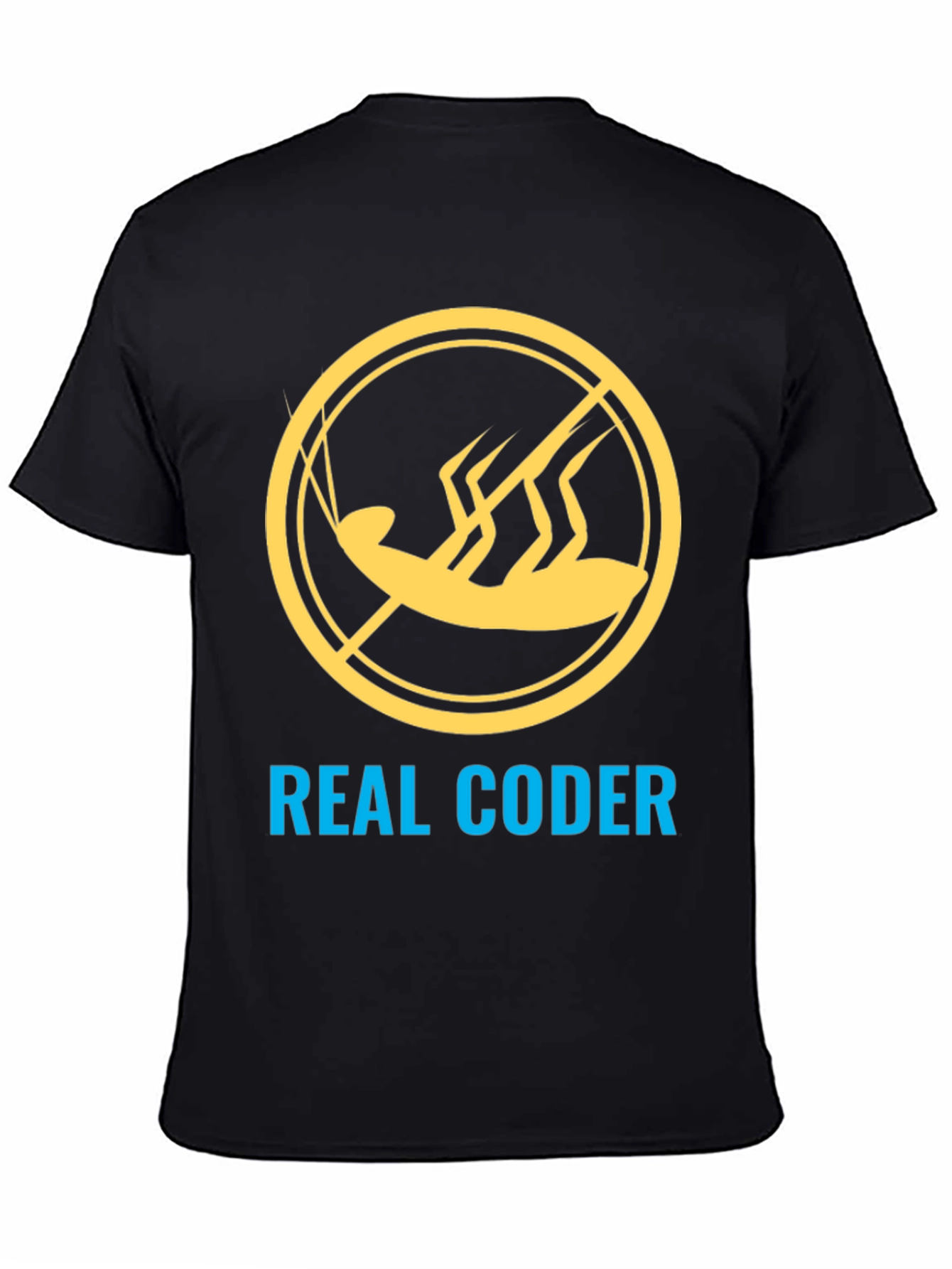 Real Coder T-Shirt - No Bugs Allowed!