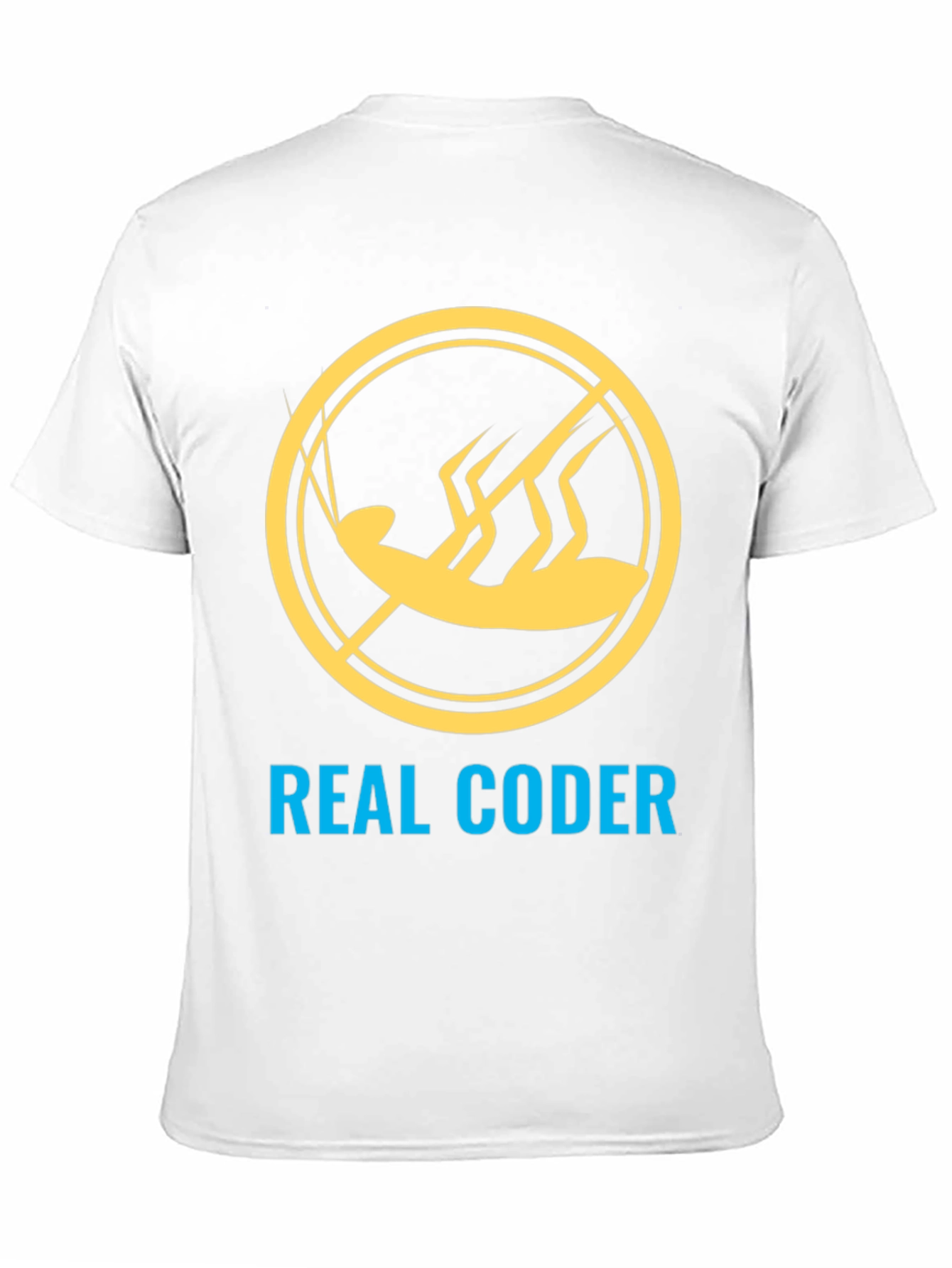 Real Coder T-Shirt - No Bugs Allowed!