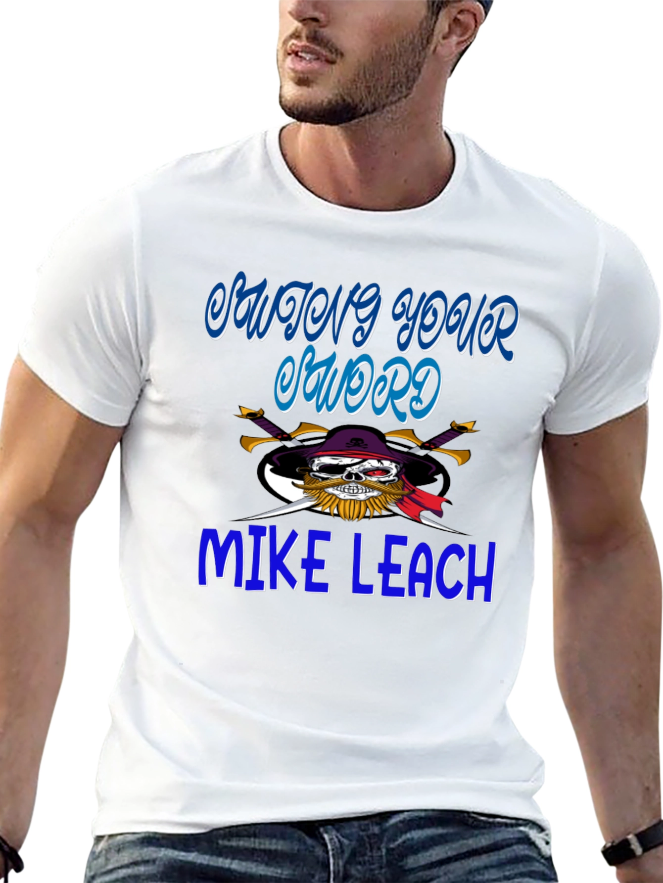Swashbuckling Mike Leach T-Shirt