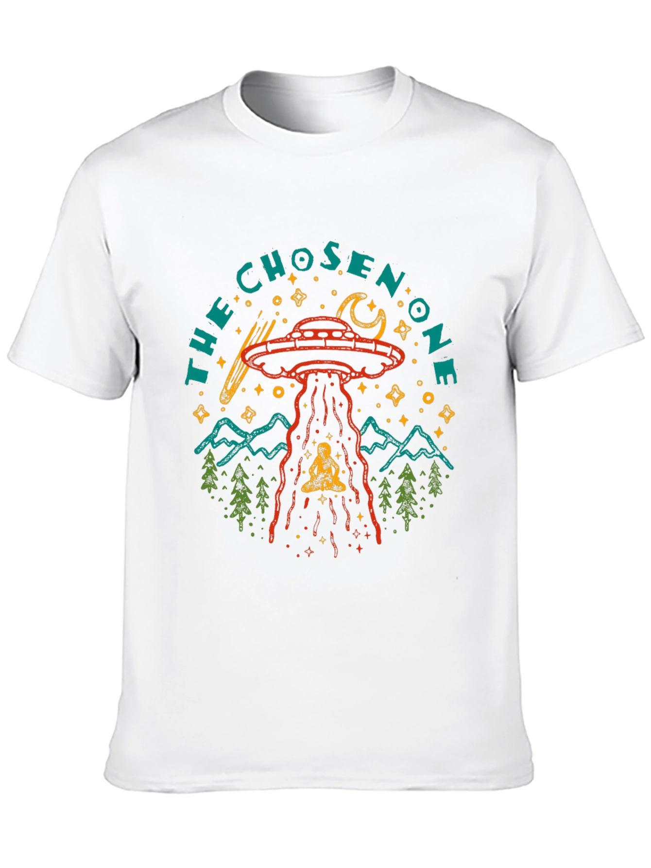 The Chosen One UFO Abduction Graphic T-Shirt