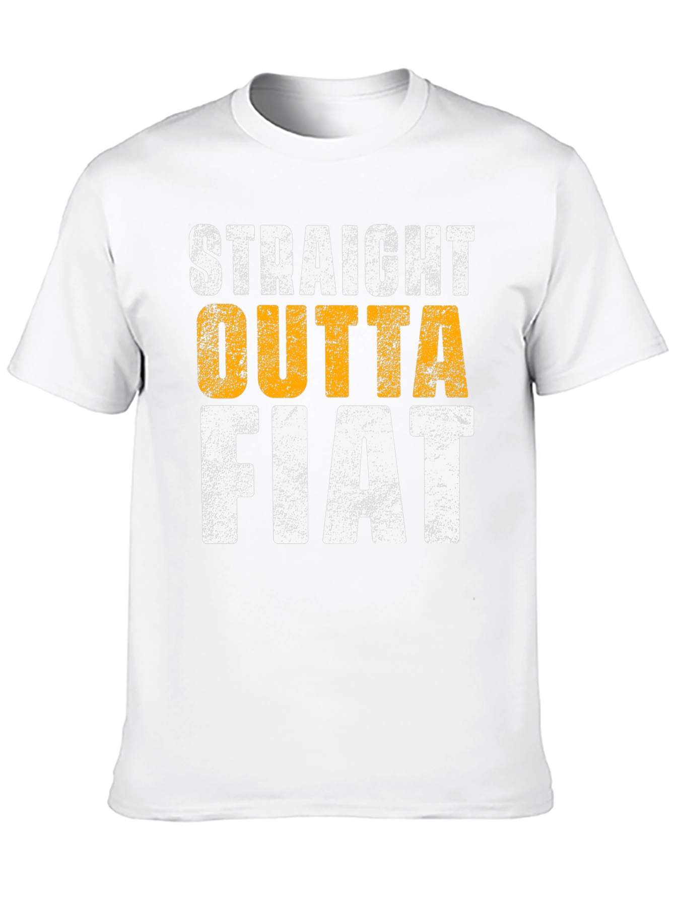 Straight Outta Fiat Black Graphic Tee