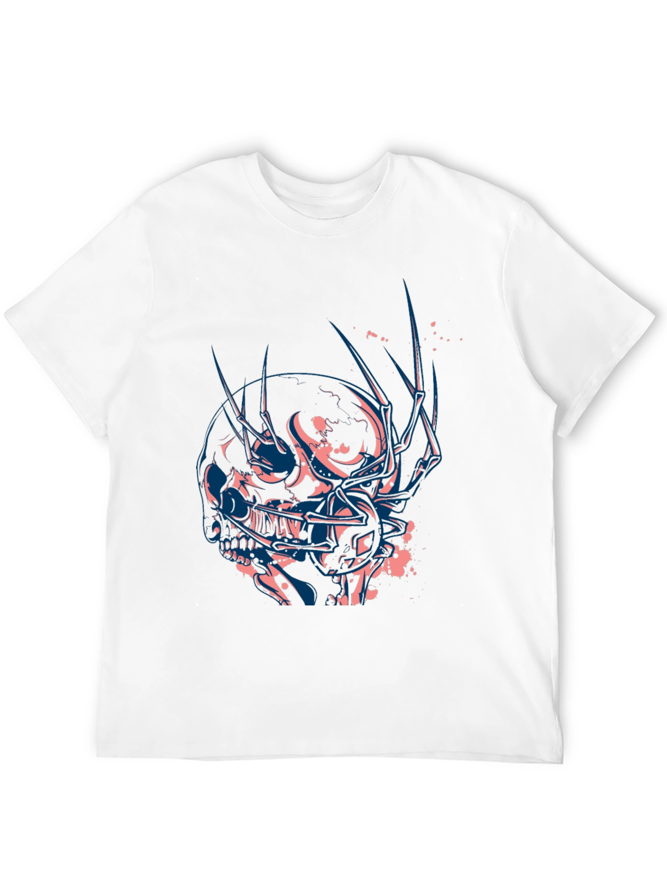 Skull Graphic Tee - Edgy Black T-Shirt
