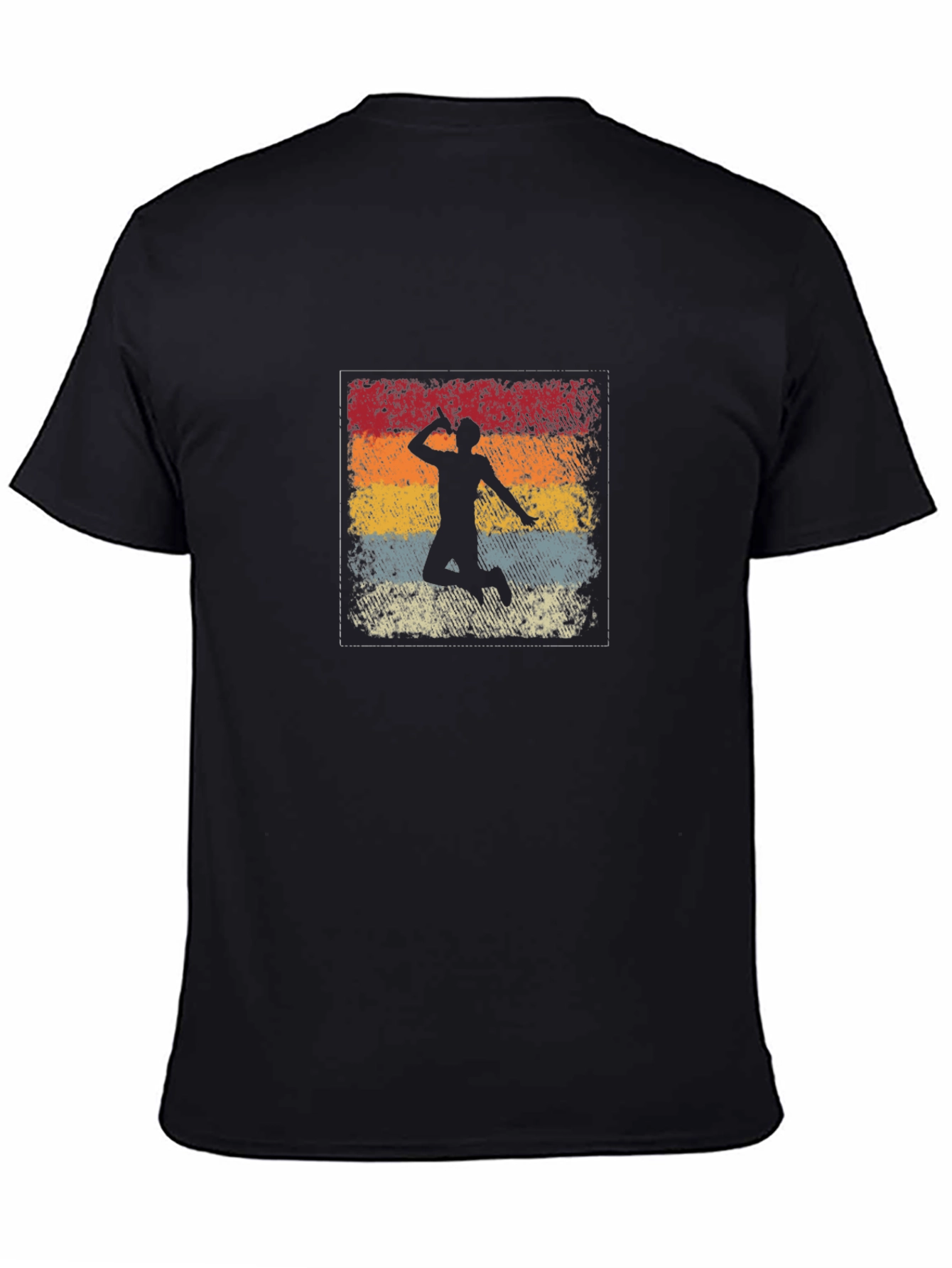 Retro Badminton Player T-Shirt