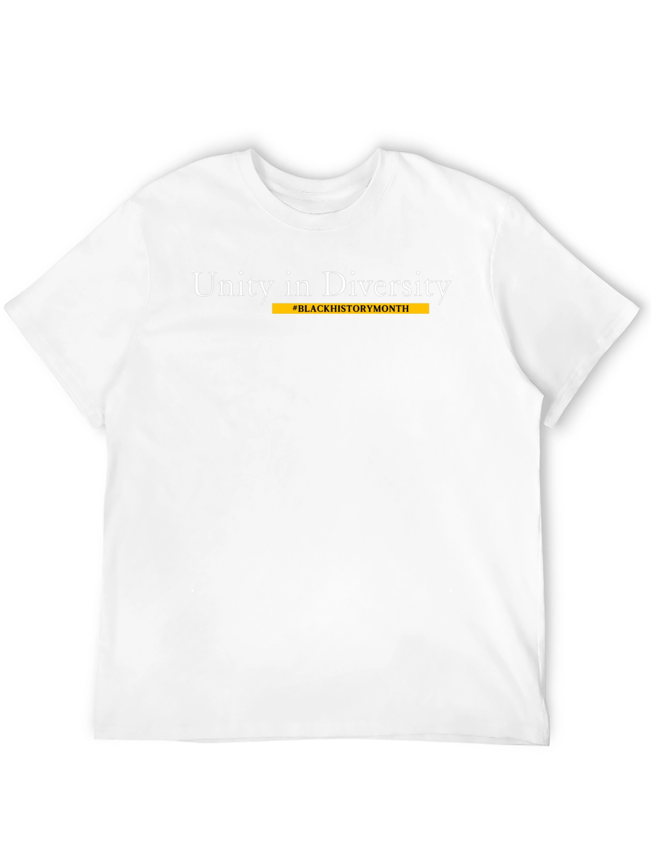 Unity in Diversity Black History Month T-Shirt