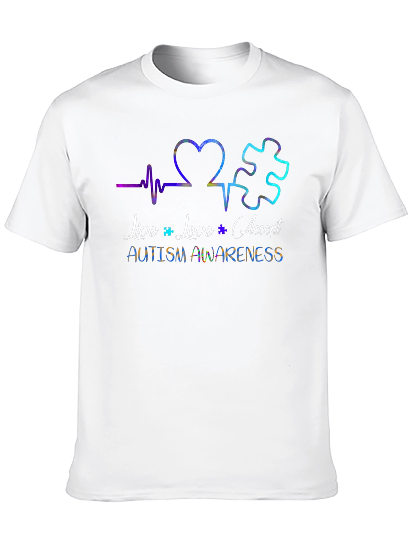Autism Awareness Heartbeat T-Shirt