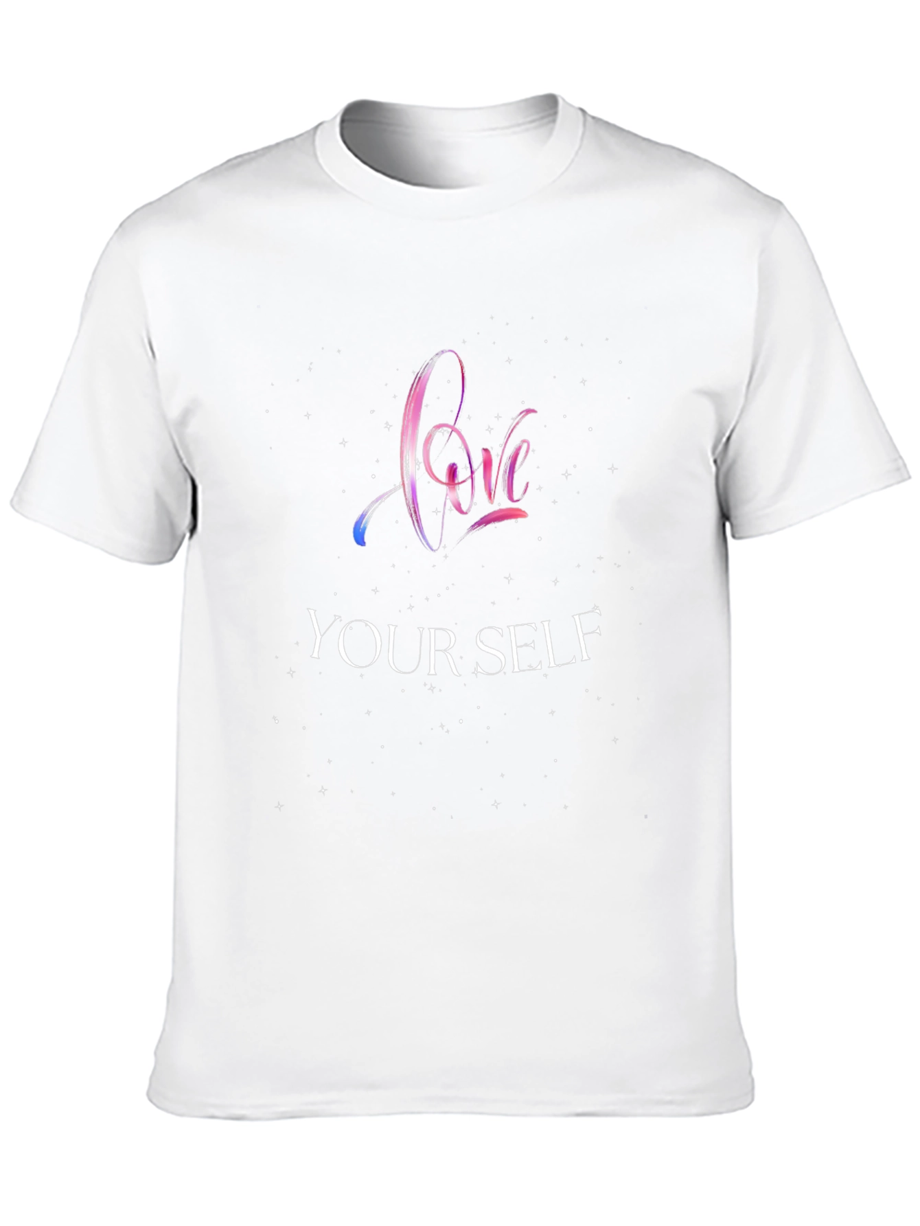 Love Yourself Graphic Tee - Inspirational Black T-Shirt