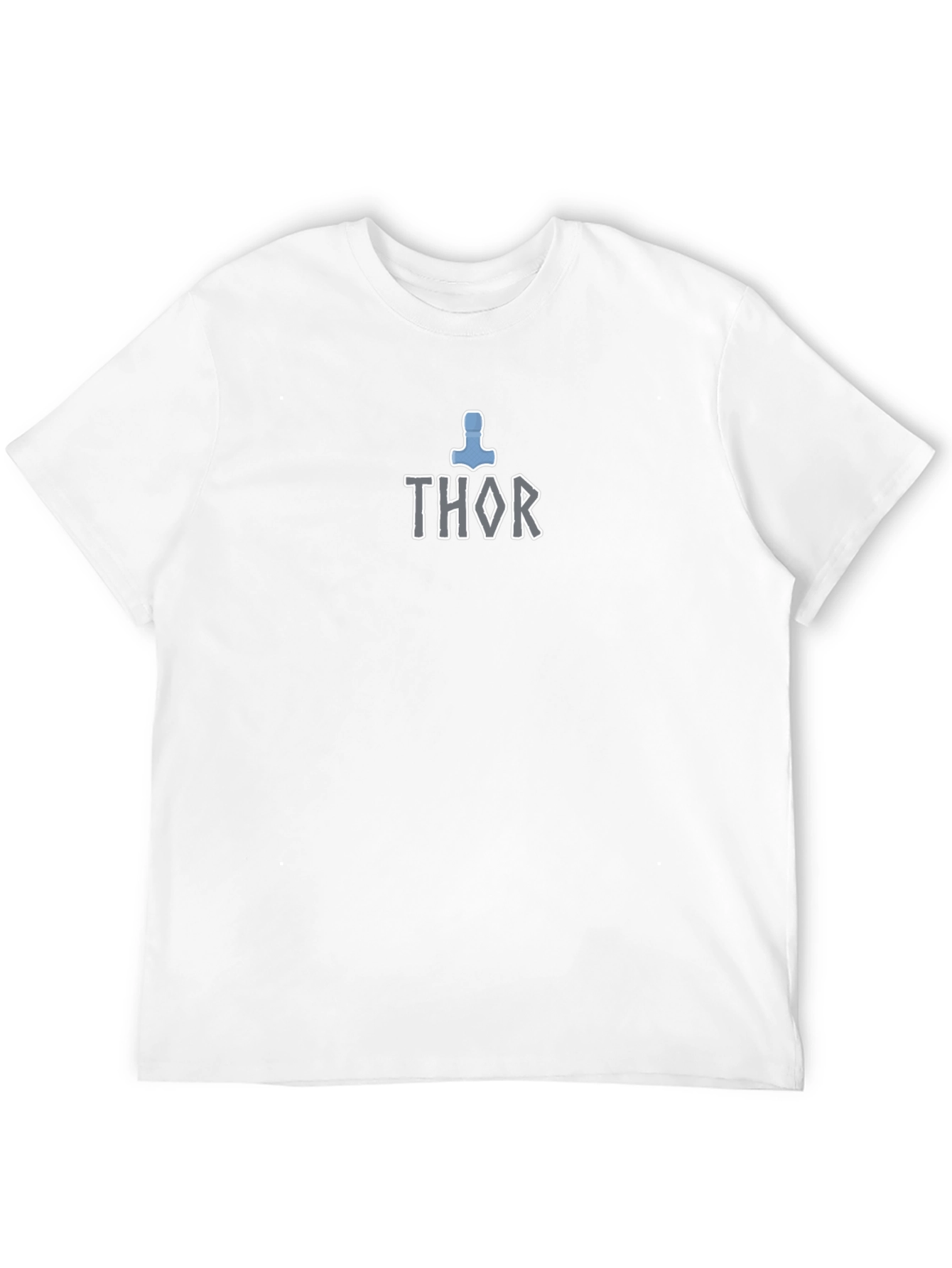 Thor Hammer T-Shirt - Black Cotton Blend