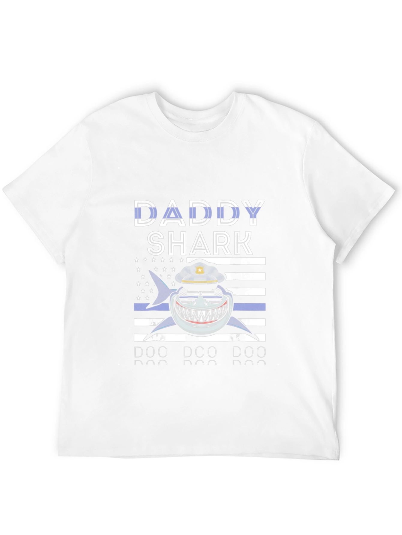 Daddy Shark Police T-Shirt