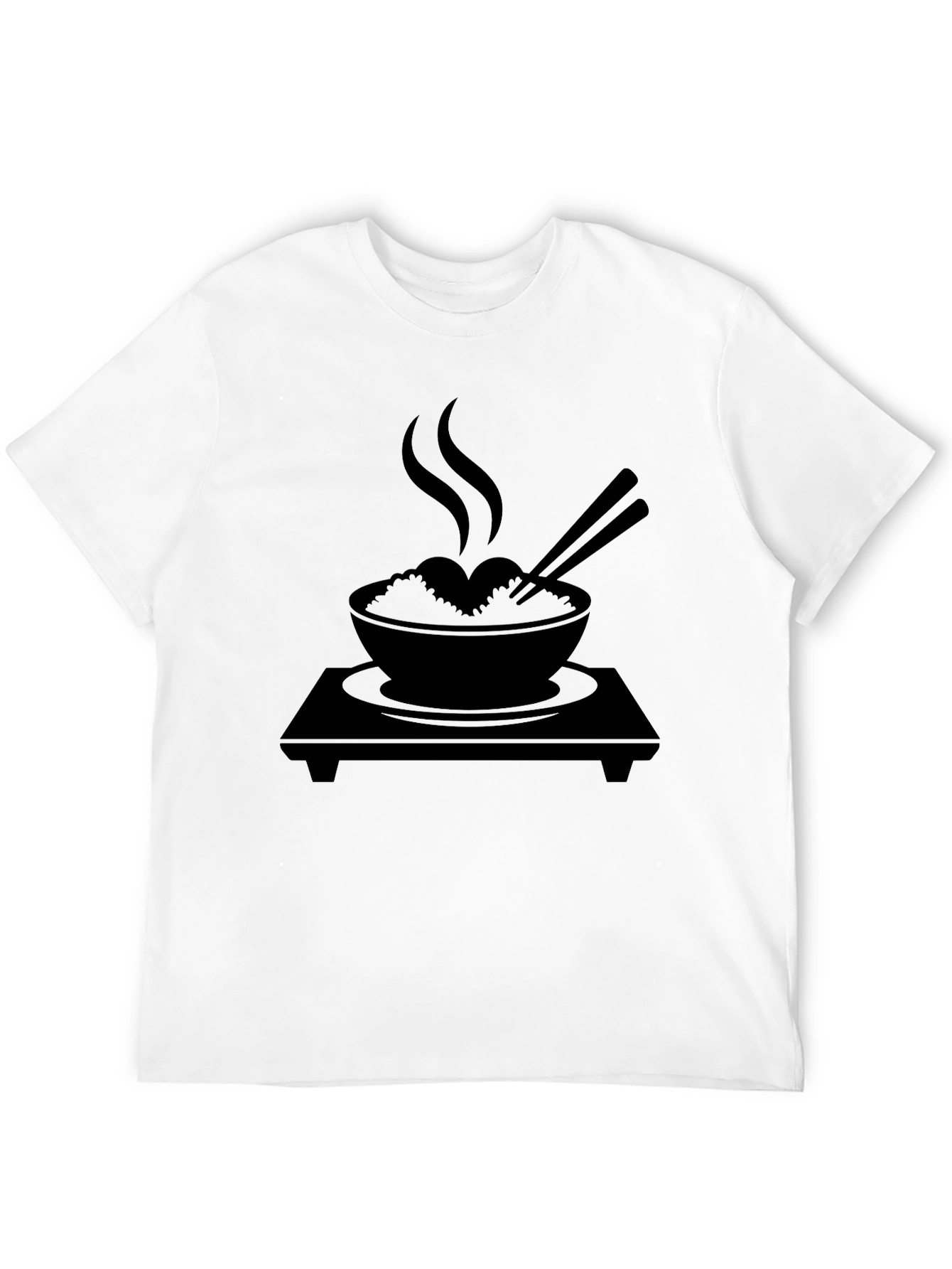 Rice Bowl Graphic Tee - Stylish Comfort